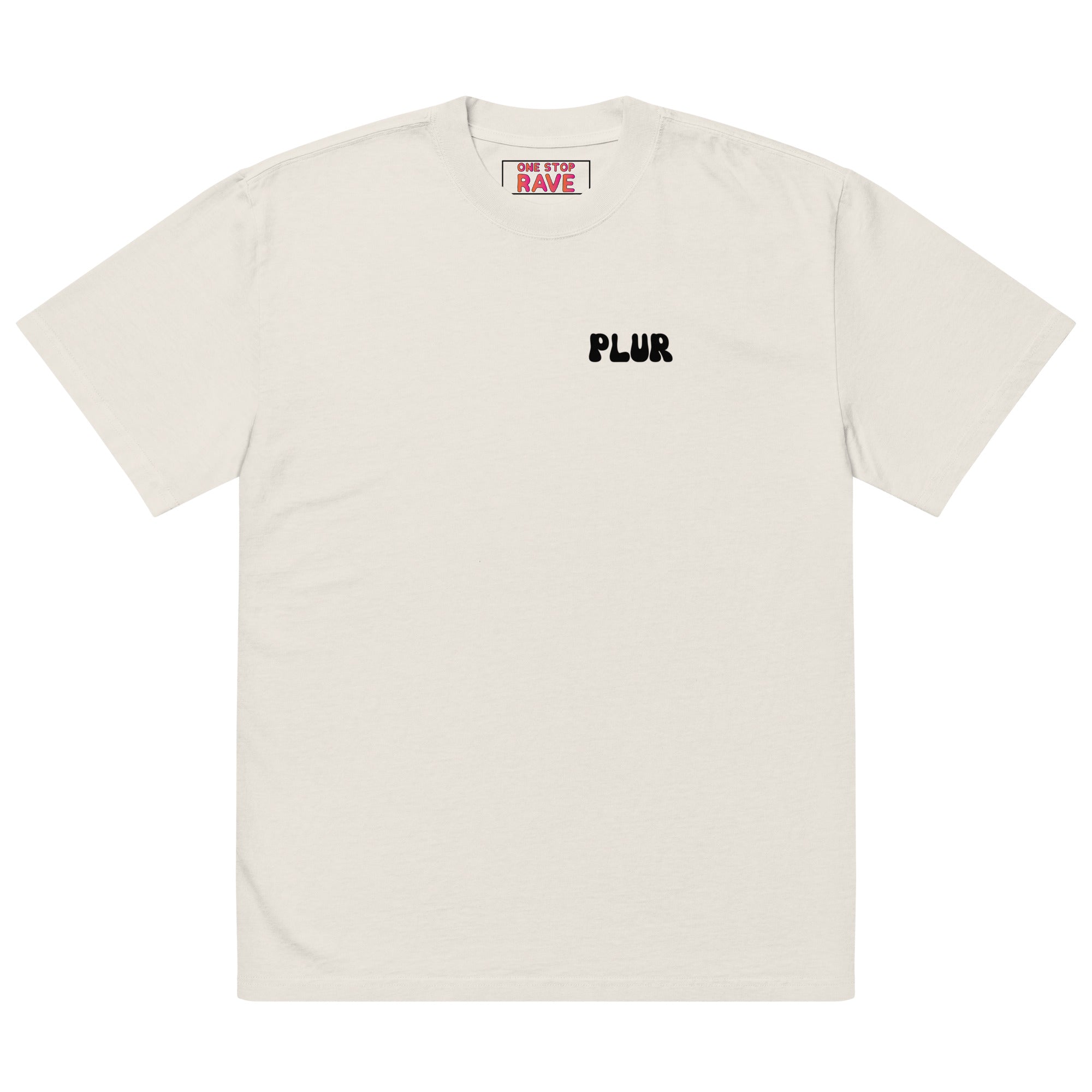 PLUR Faded Oversized Tee
