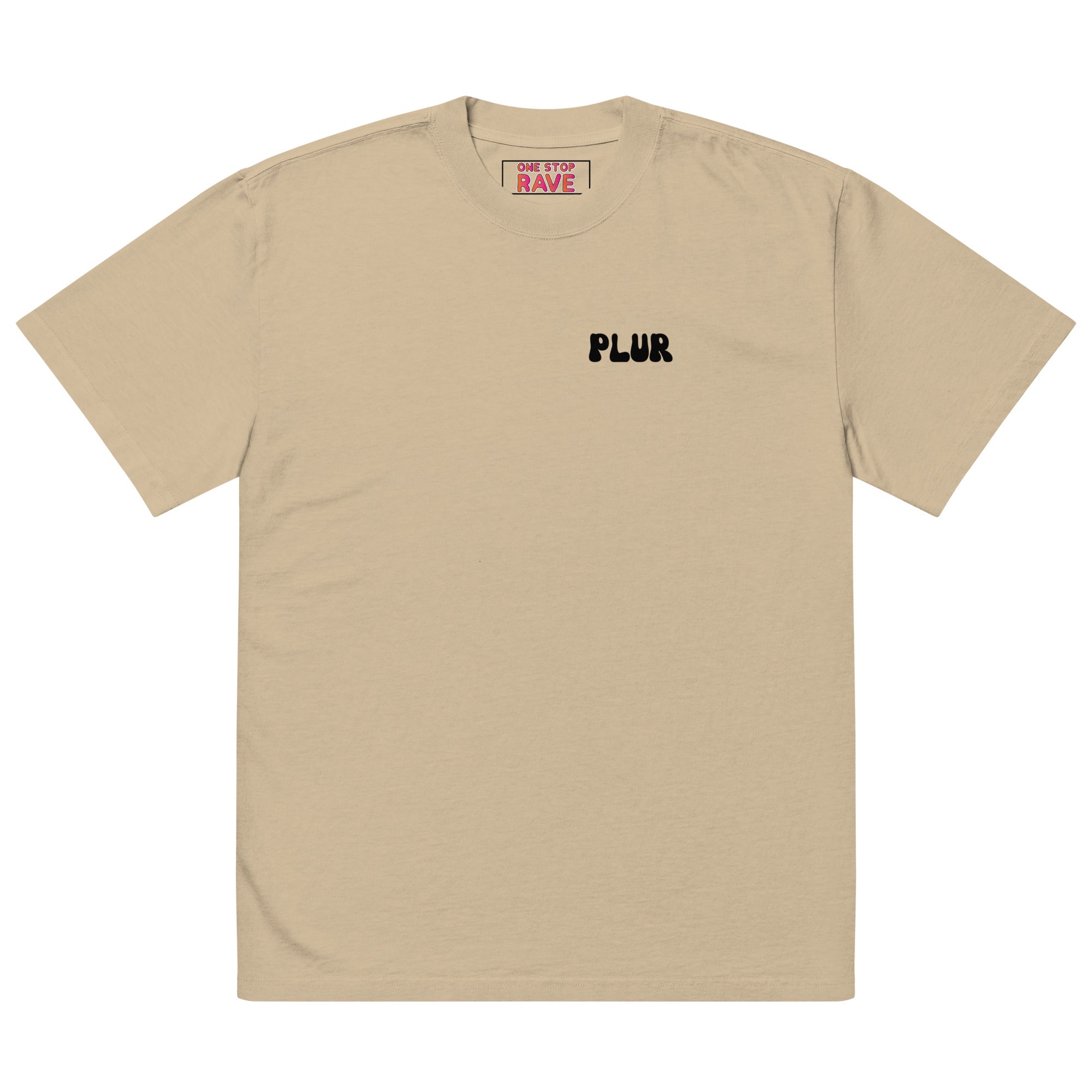 PLUR Faded Oversized Tee