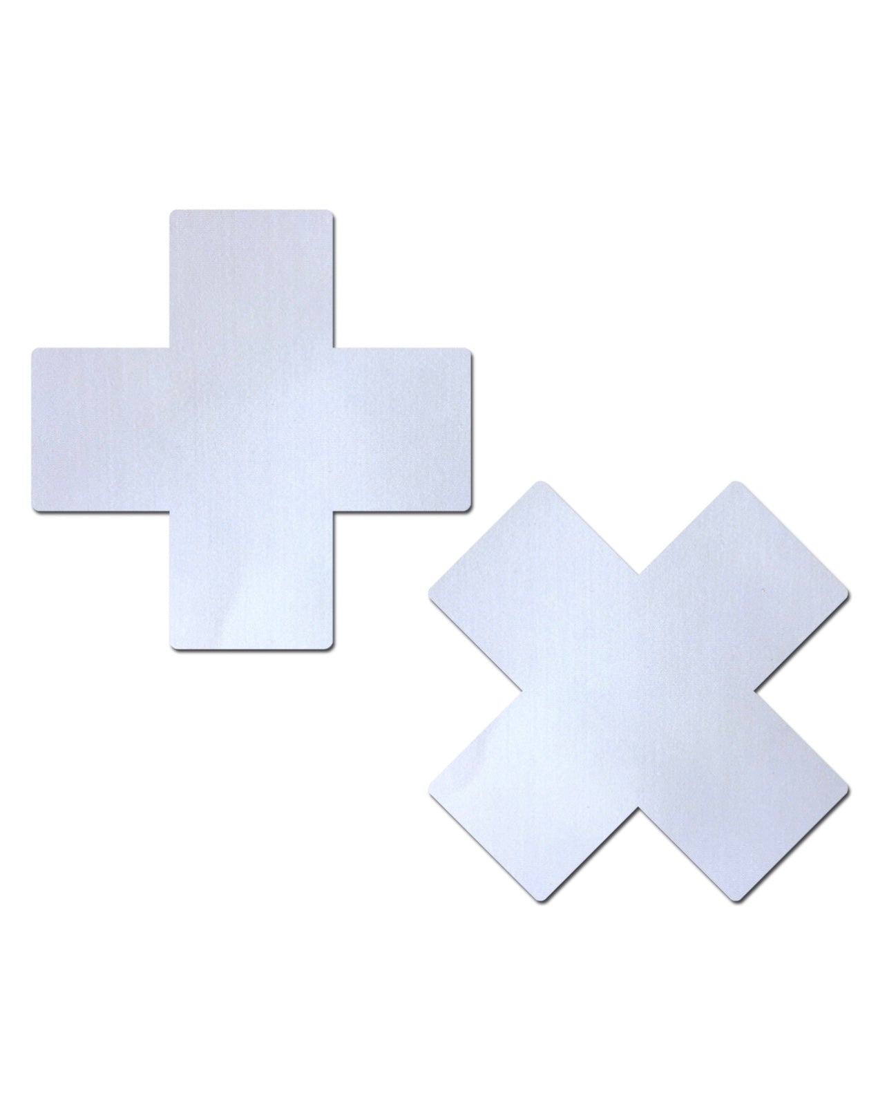 Plus X: Matte Cross Nipple Pasties, Pasties, - One Stop Rave