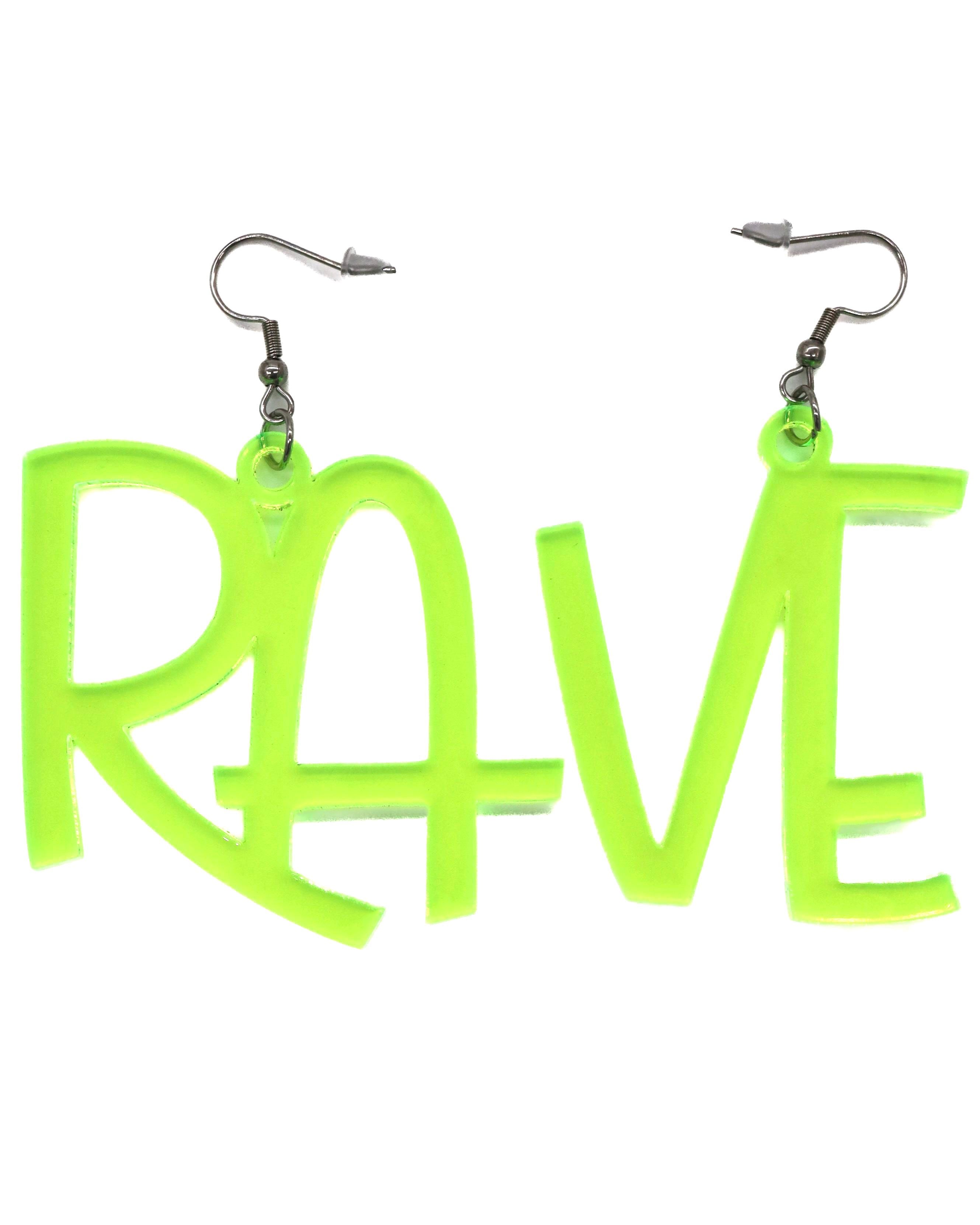 Rave Earrings, Dangle Earrings, - One Stop Rave