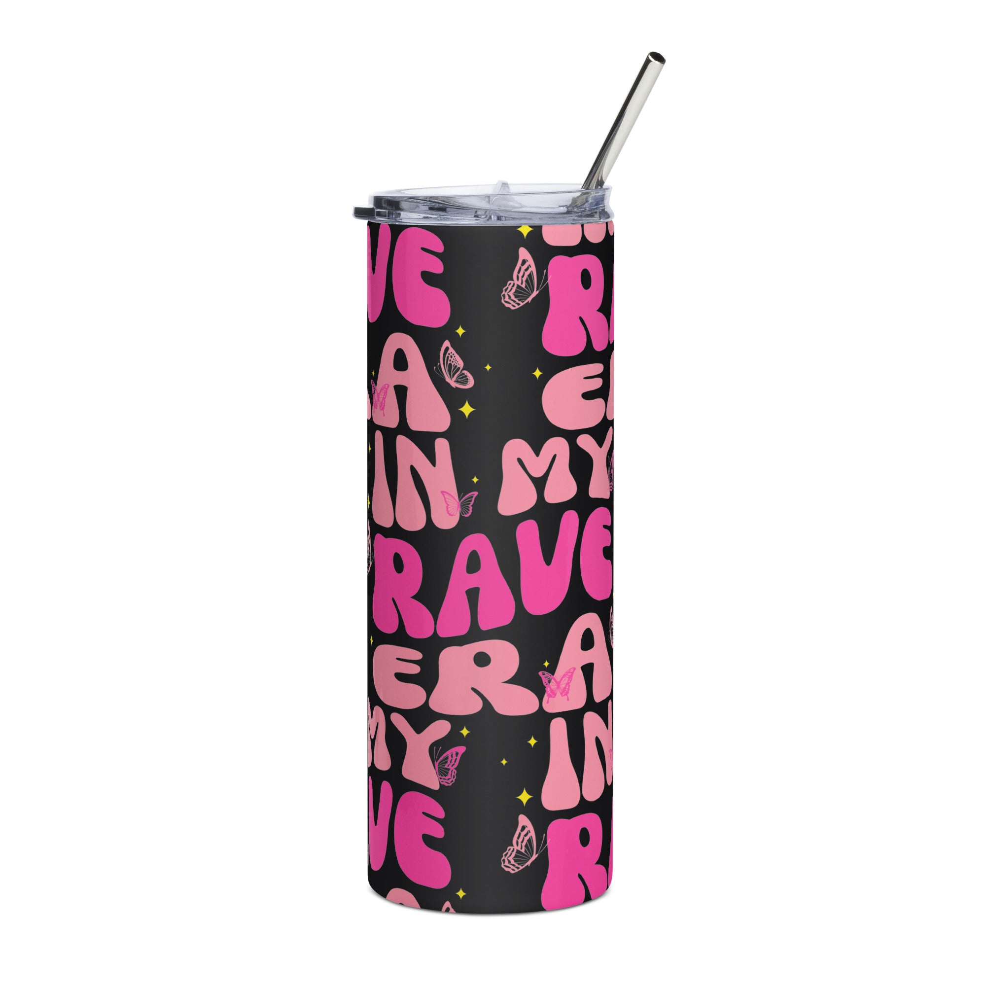 In My Rave Era Stainless Steel Tumbler