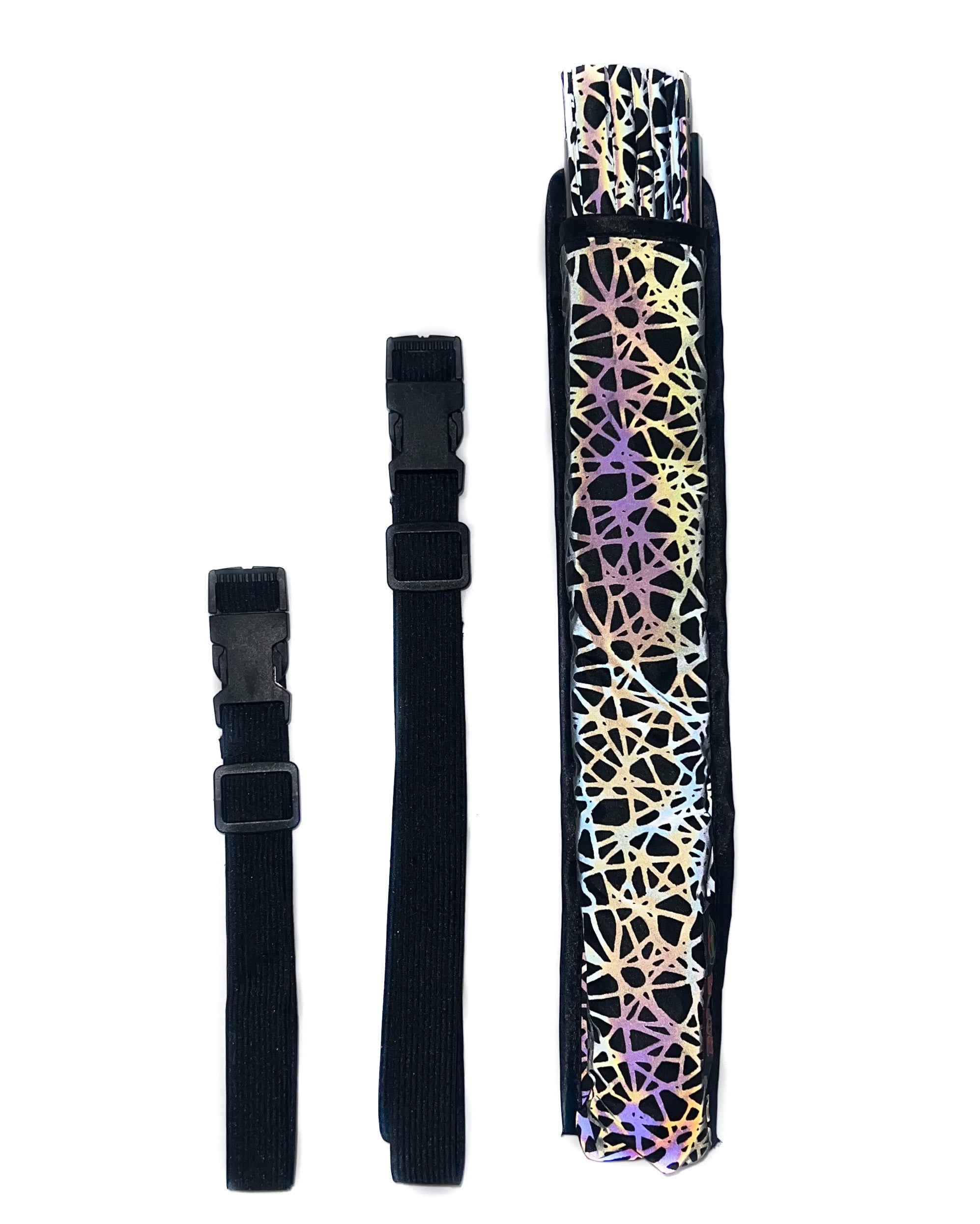 String Theory Reflective Fan Holster, Fan Holster, - One Stop Rave
