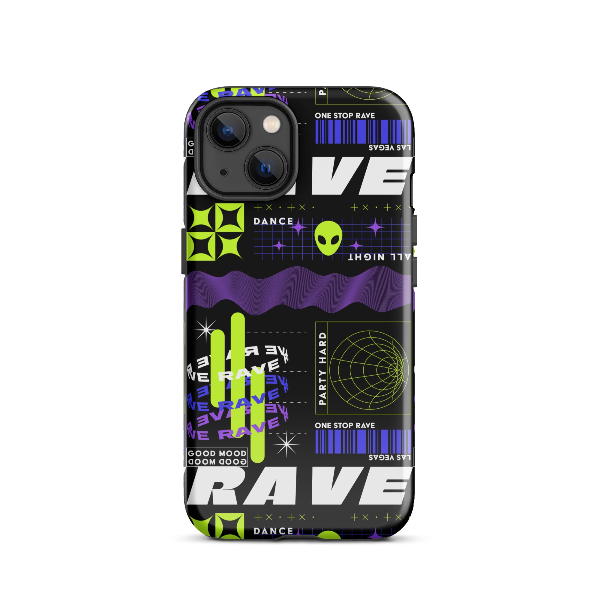 Retro Rave Tough Case for iPhone®