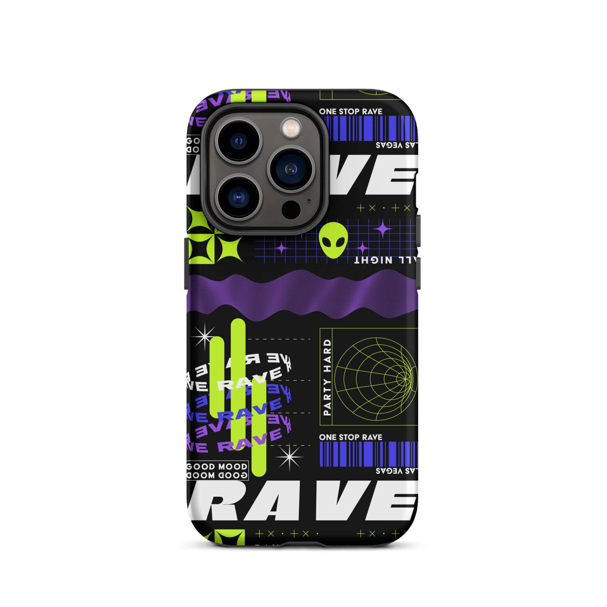 Retro Rave Tough Case for iPhone®