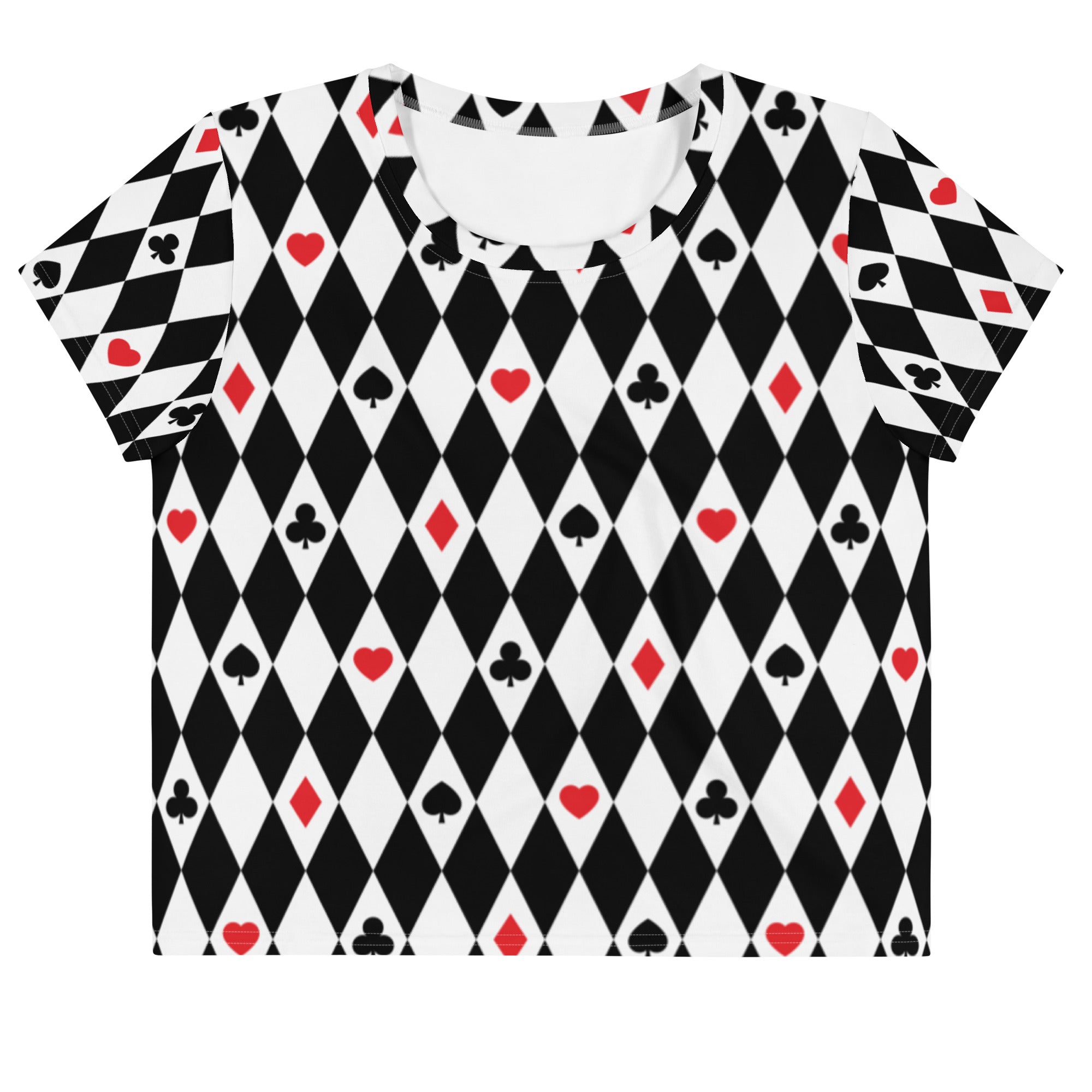 House Of Cards Crop Tee, , - One Stop Rave