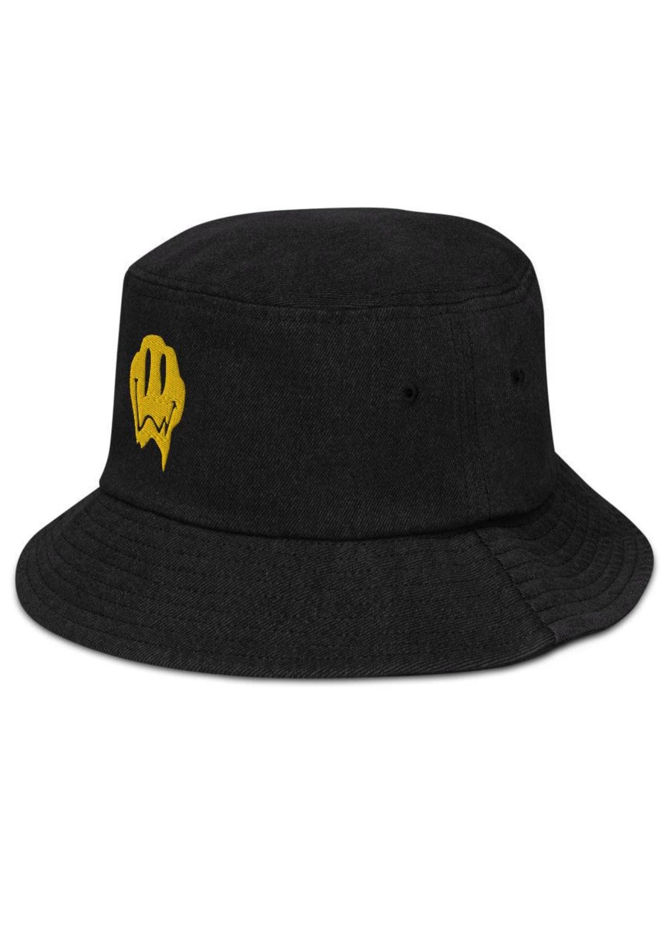 Stay Trippy Denim Bucket Hat, Bucket Hat, - One Stop Rave