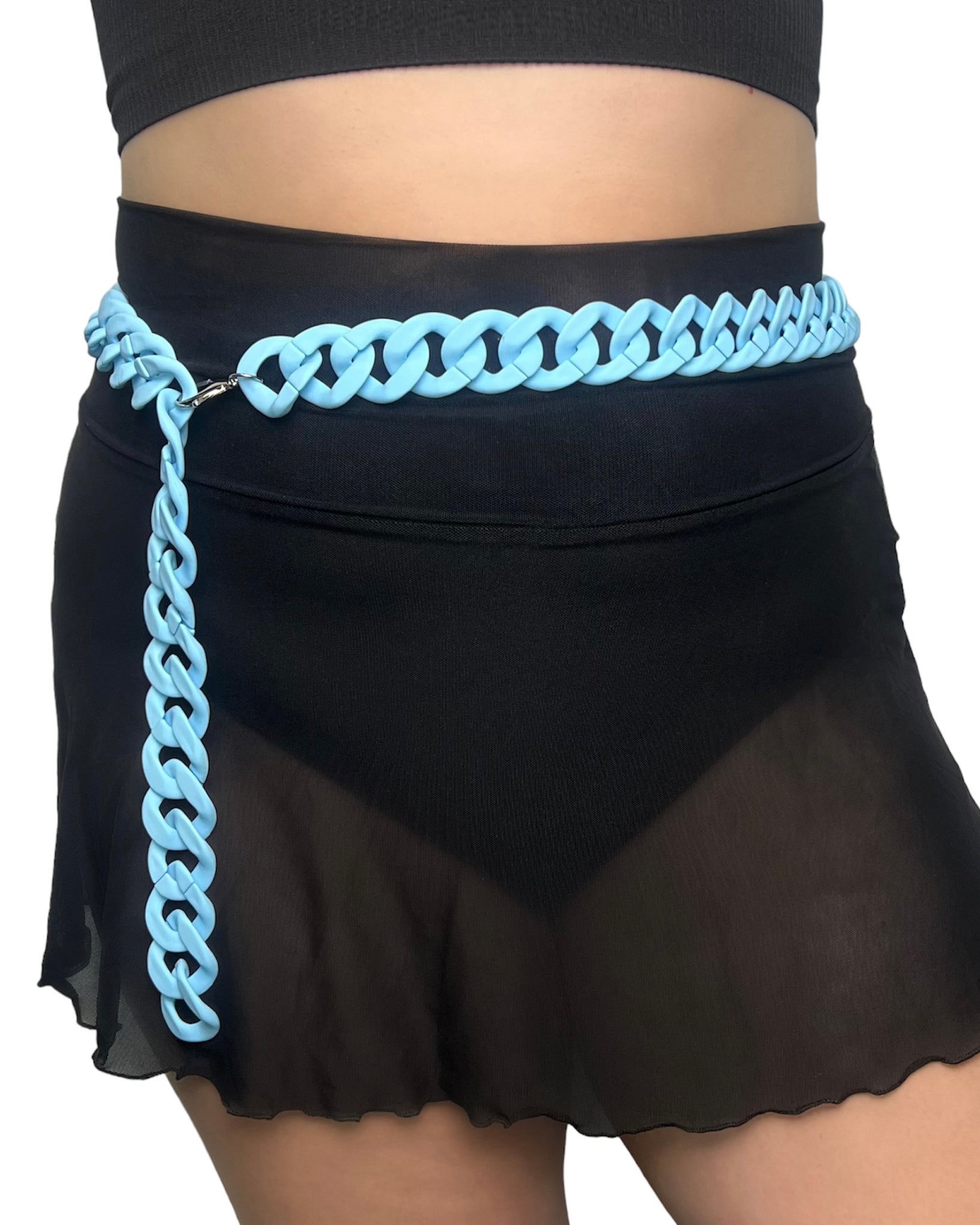 Colored Chain Belt, Belts, - One Stop Rave