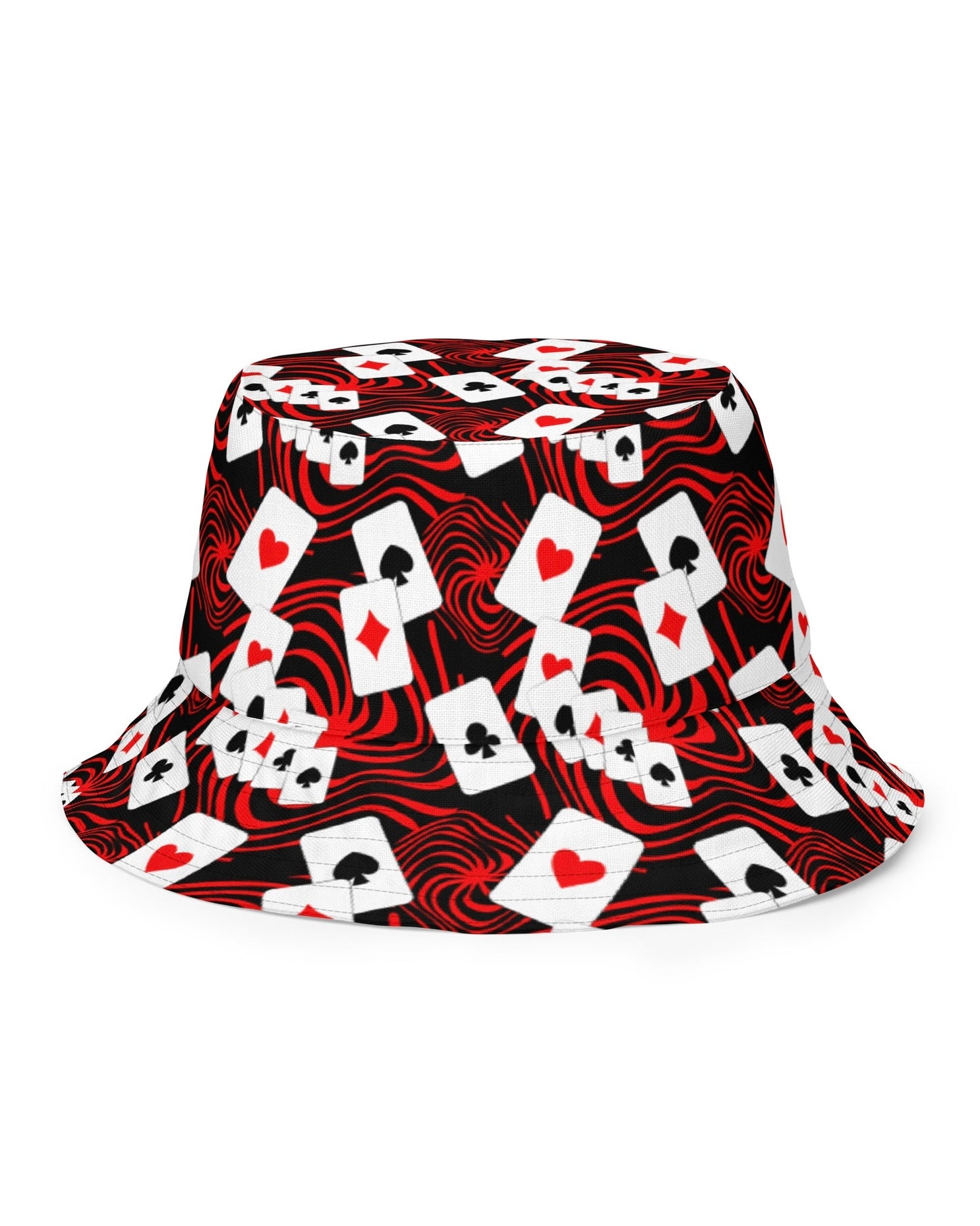 Curiouser and Curiouser / Off With Your Head Reversible Bucket Hat, Bucket Hat, - One Stop Rave