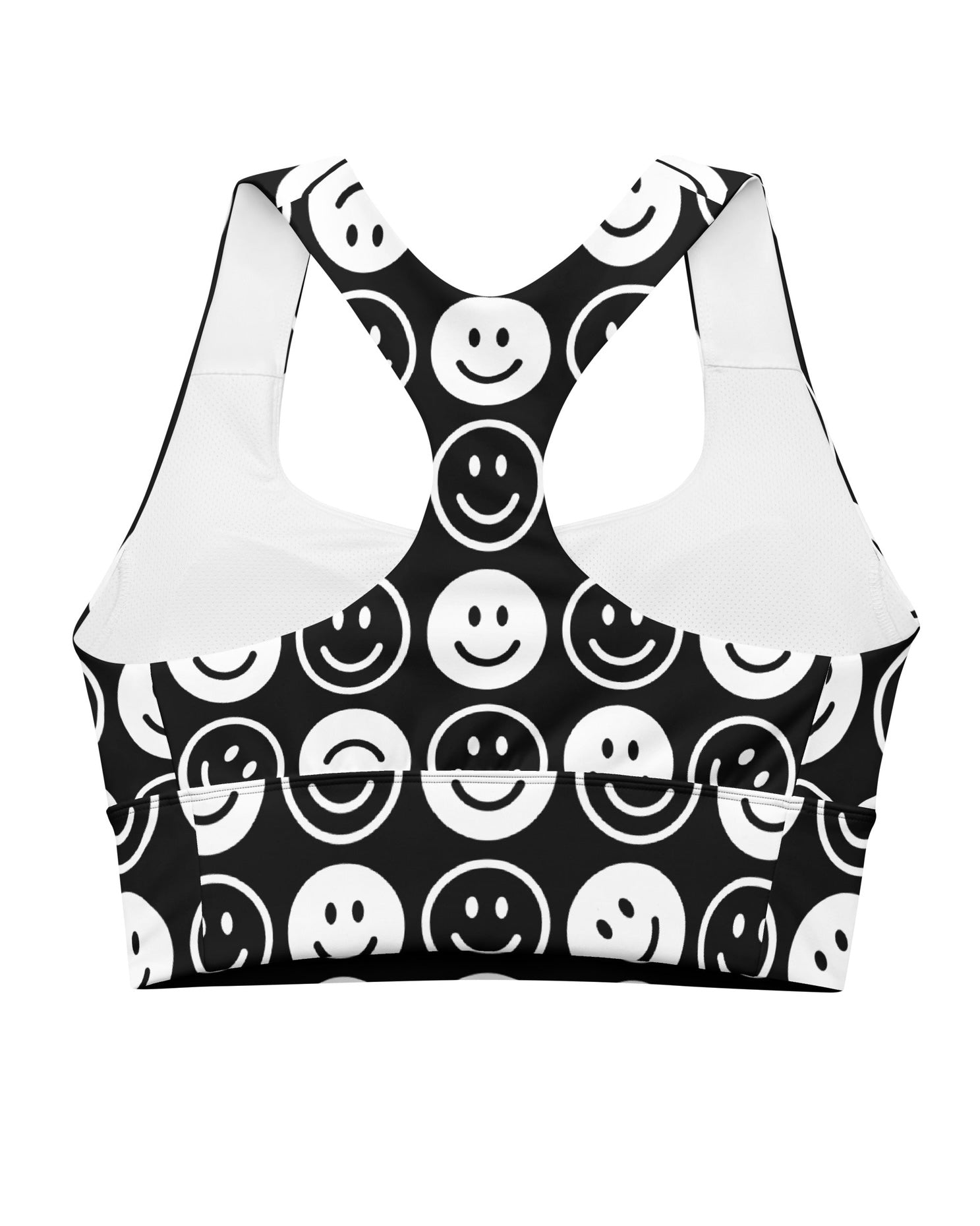 All Smiles Longline Top, Sports Top, - One Stop Rave