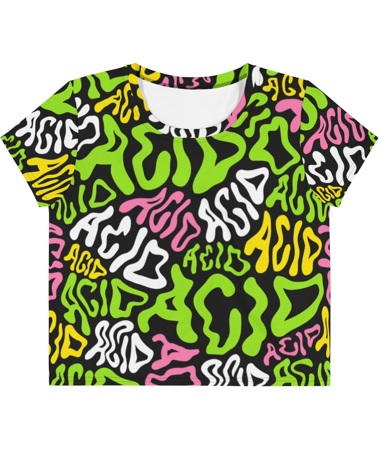 Candy Acid Crop Tee, Crop Tee, - One Stop Rave