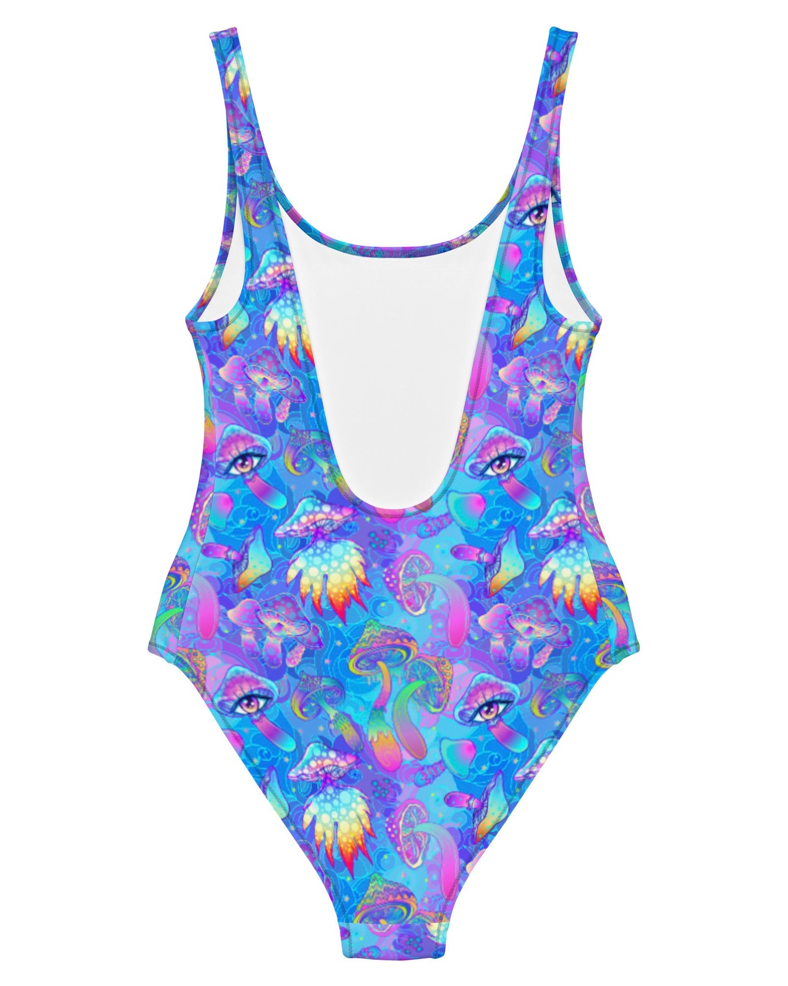 Shroomin Blue Bodysuit, Bodysuit, - One Stop Rave