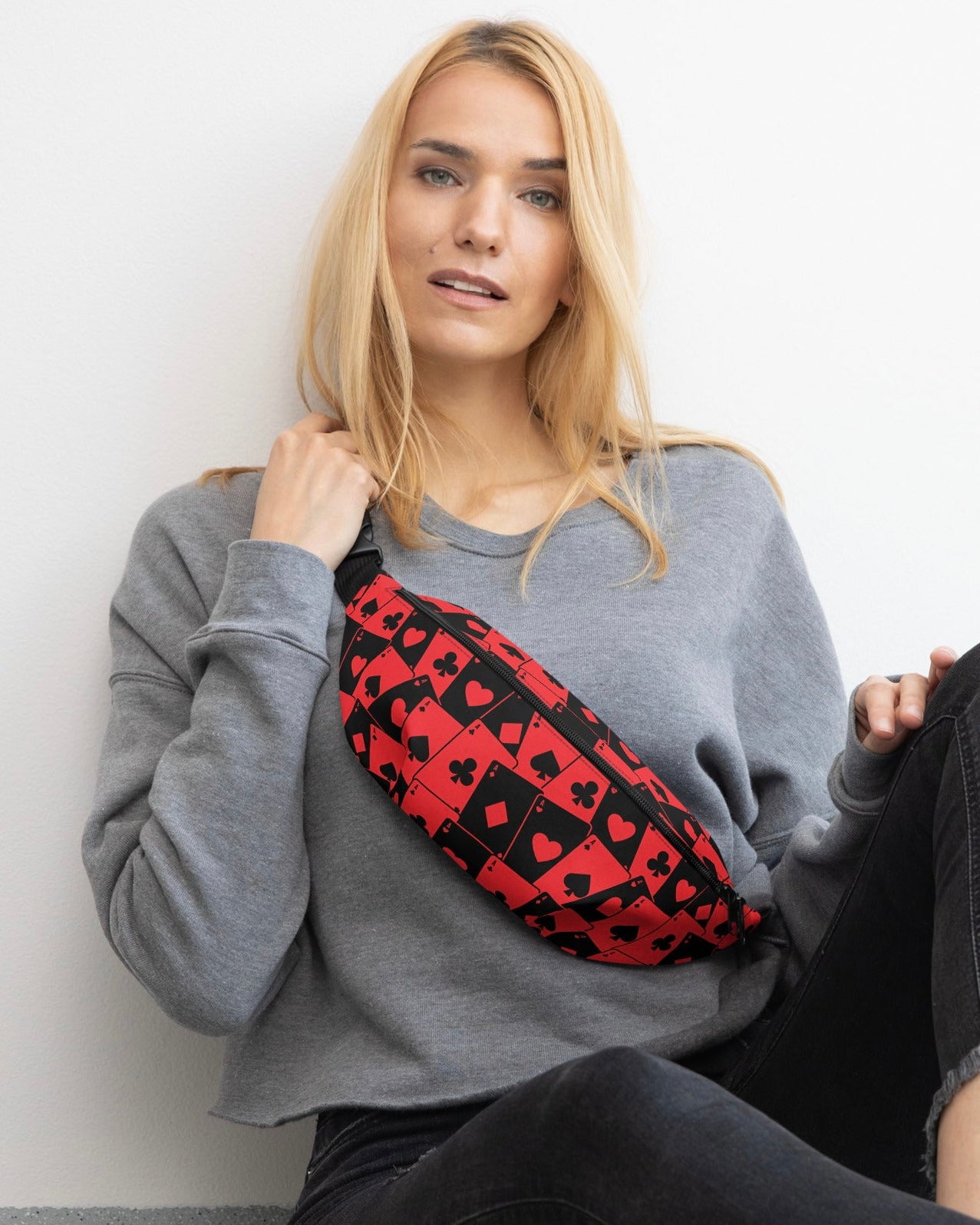 Ace Of Hearts Fanny Pack, Fanny Pack, - One Stop Rave