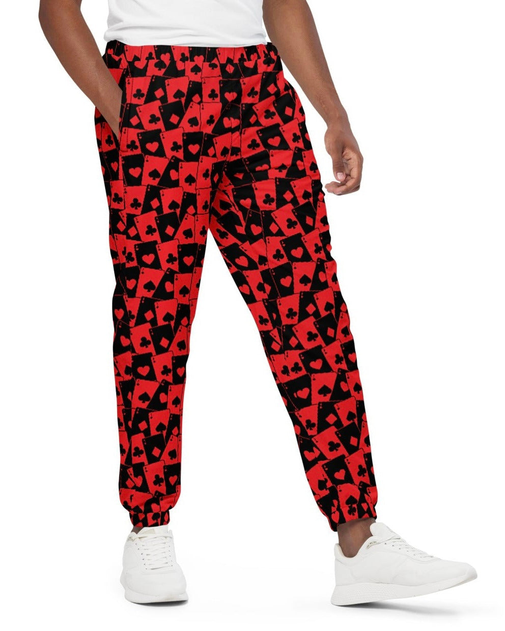 Ace Of Hearts Track Pants, Track Pants, - One Stop Rave