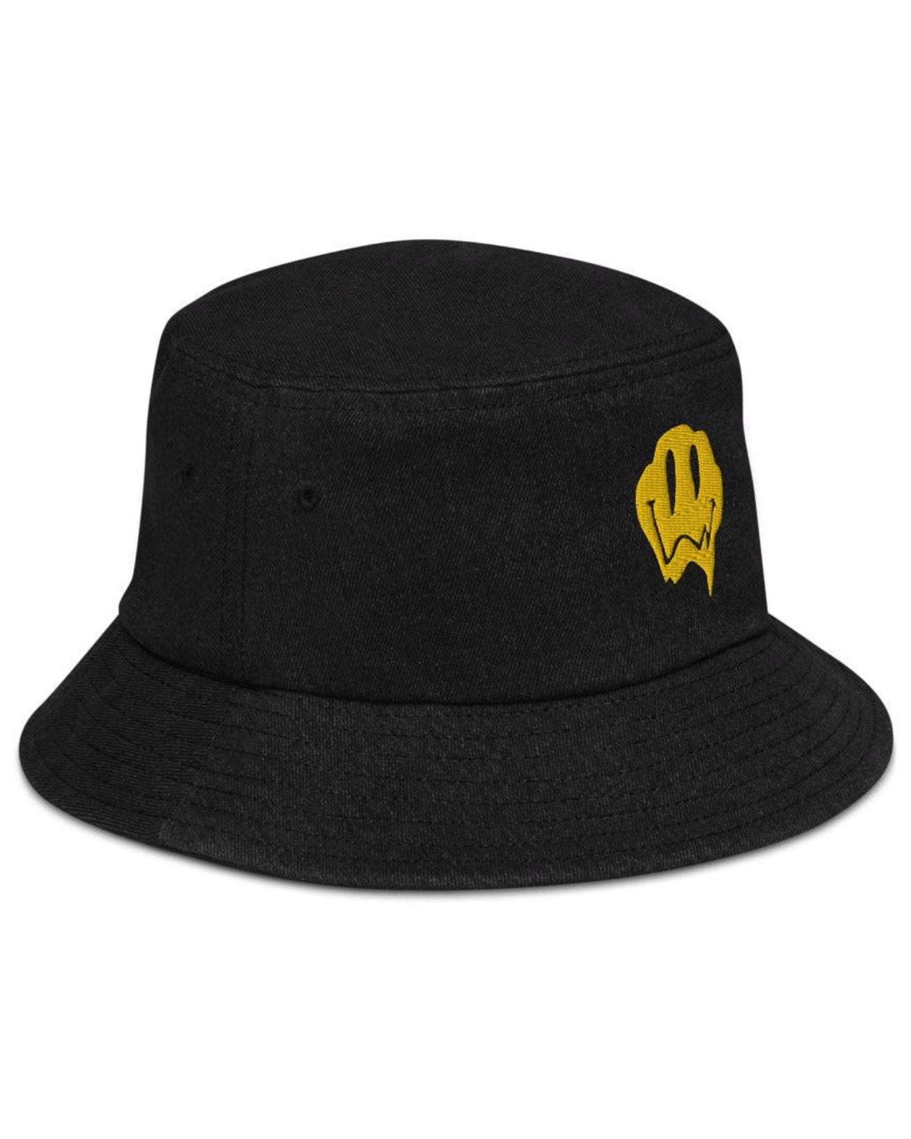 Stay Trippy Denim Bucket Hat, Bucket Hat, - One Stop Rave