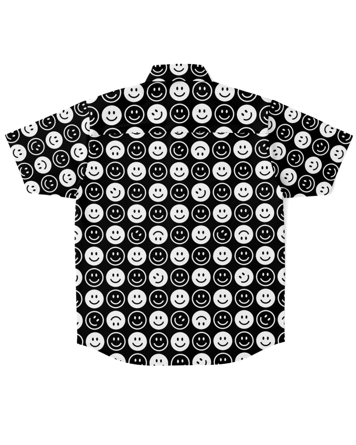 All Smiles Party Shirt, Short Sleeve Button Down Shirt, - One Stop Rave