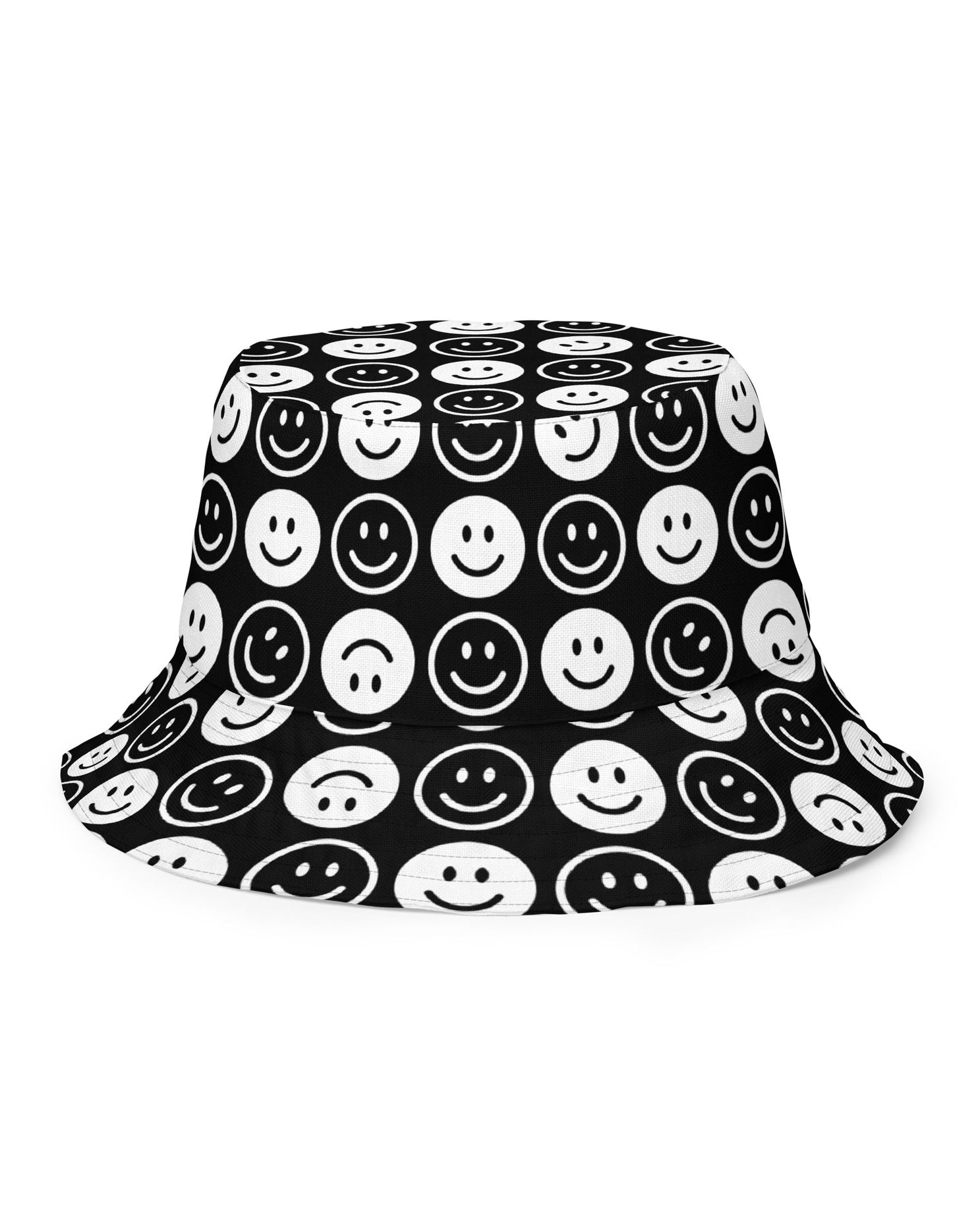 All Smiles Reversible Bucket Hat, Bucket Hat, - One Stop Rave