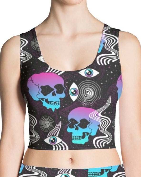Ego Death Crop Top, Crop Top, - One Stop Rave