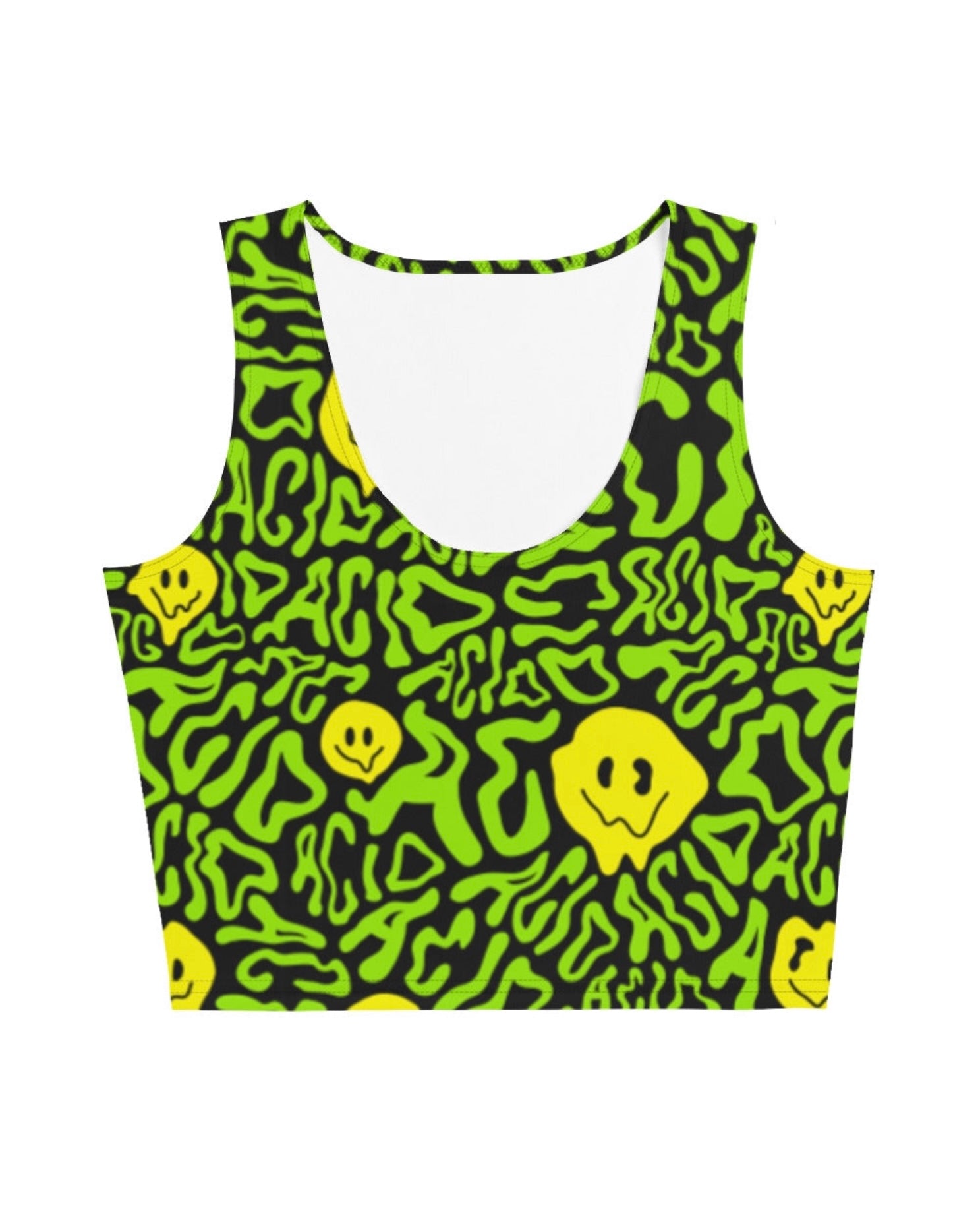 Acid Smilez Crop Top, Crop Top, - One Stop Rave