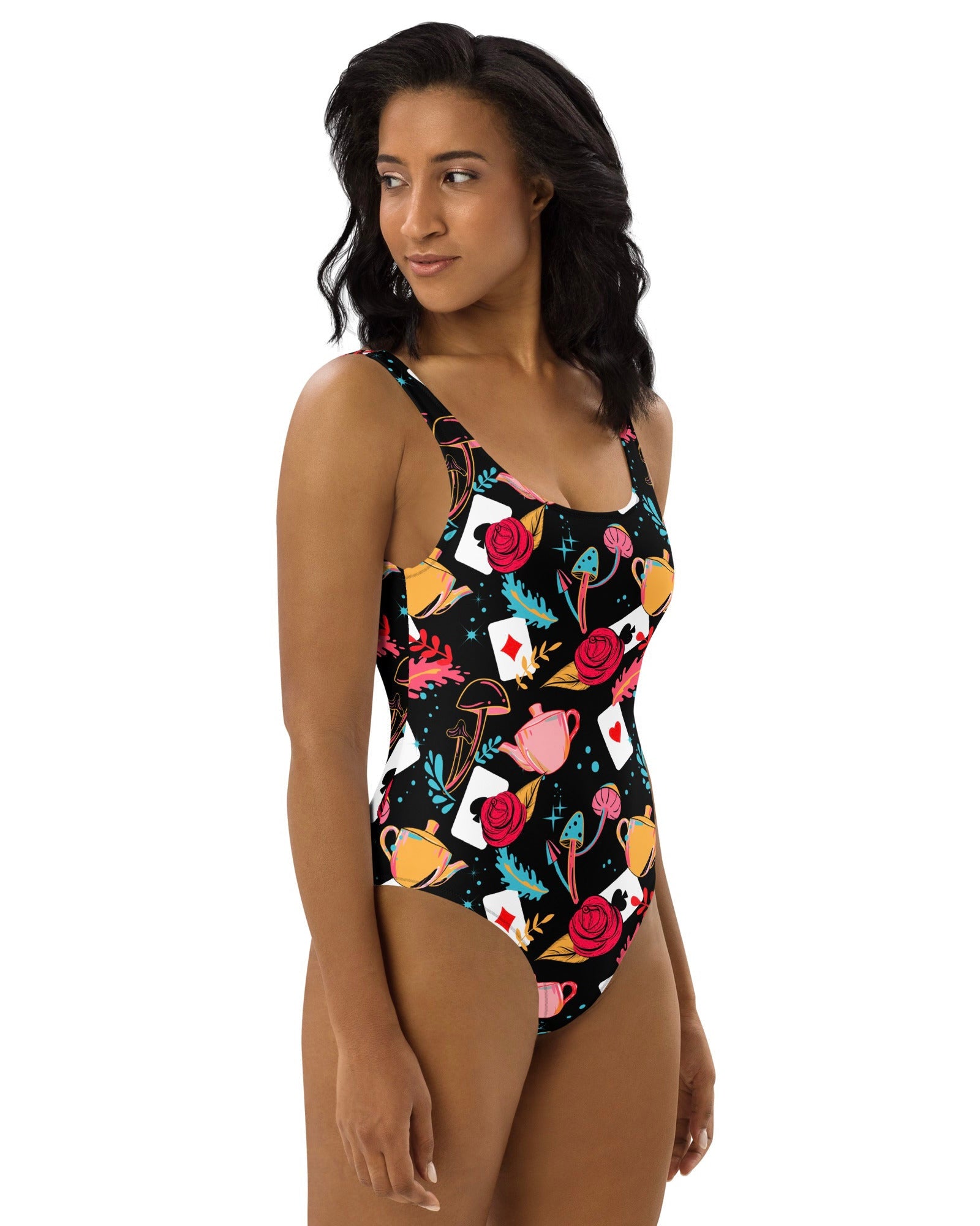 Curiouser and Curiouser Bodysuit, Bodysuit, - One Stop Rave