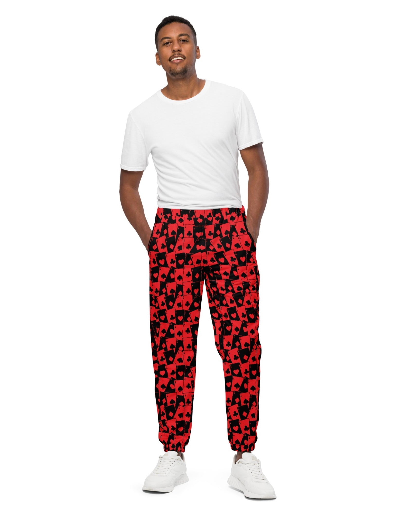 Ace Of Hearts Track Pants, Track Pants, - One Stop Rave