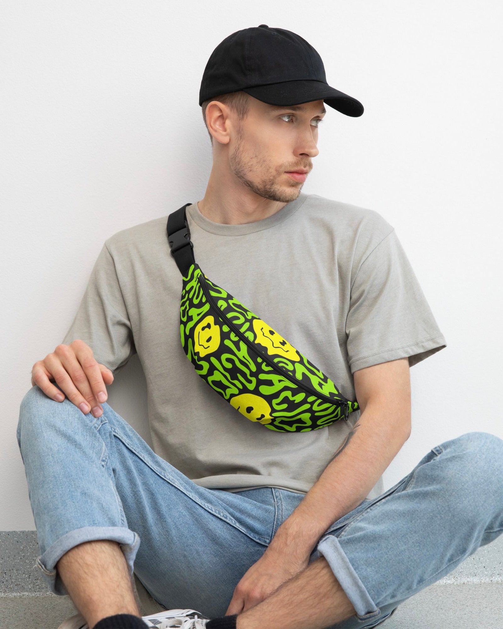 Acid Smilez Fanny Pack, Fanny Pack, - One Stop Rave