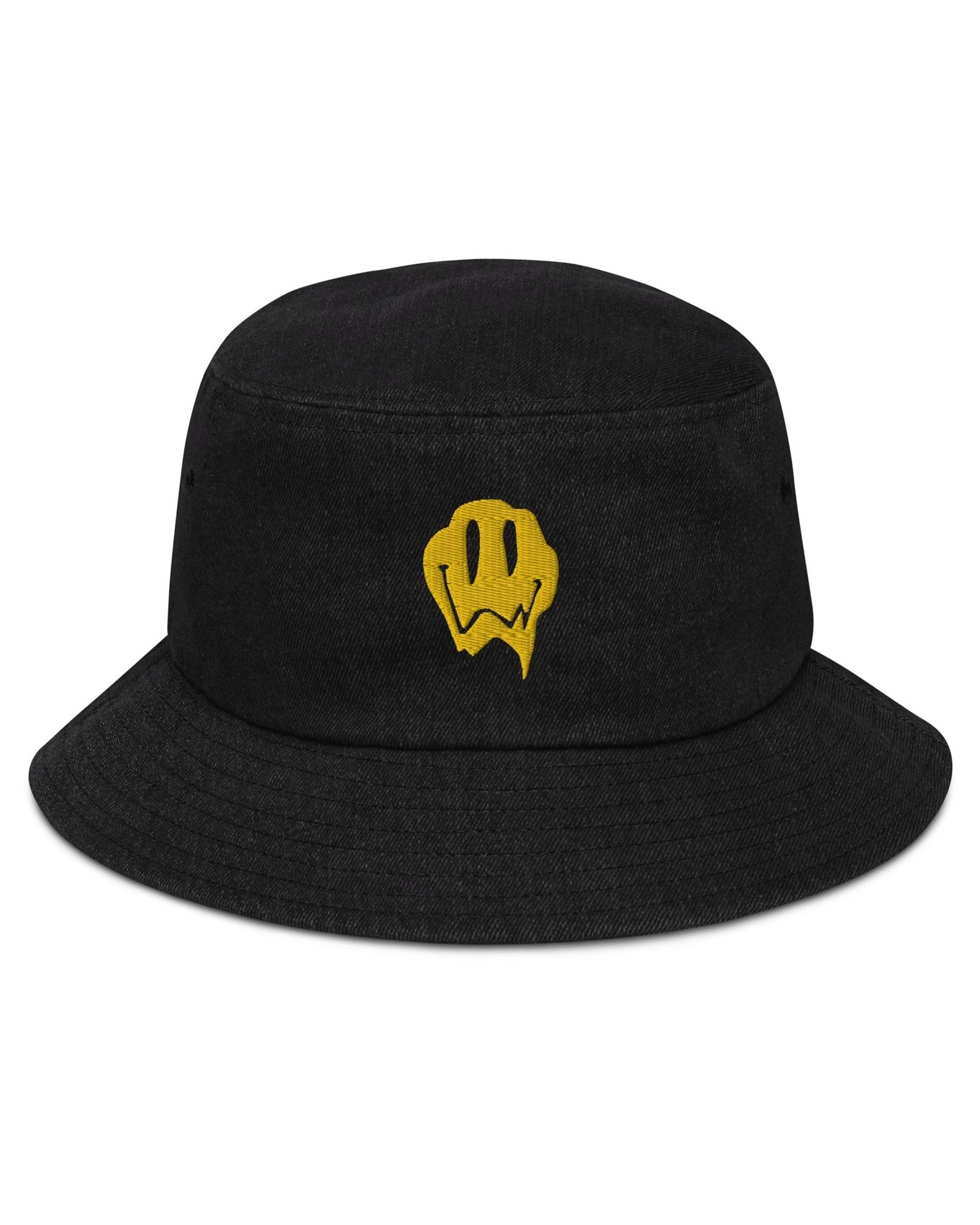 Stay Trippy Denim Bucket Hat, Bucket Hat, - One Stop Rave