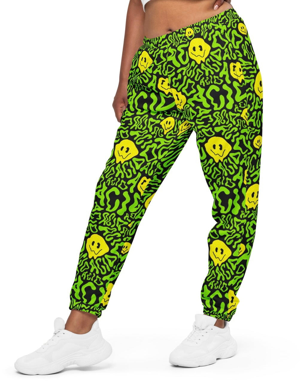 Acid Smilez Track Pants, Track Pants, - One Stop Rave