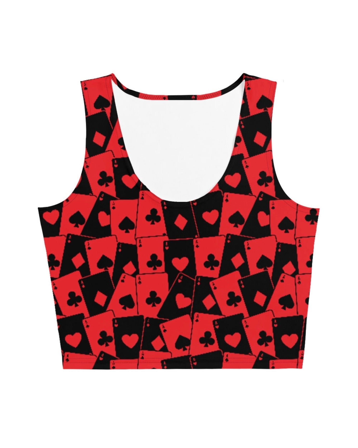 Ace Of Hearts Crop Top, Crop Top, - One Stop Rave