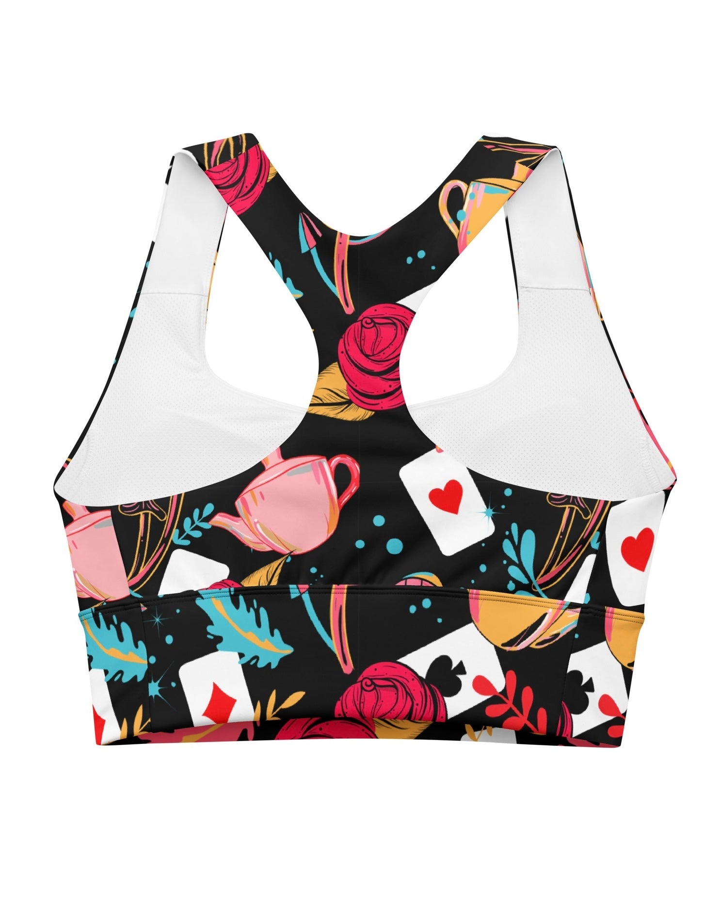 Curiouser and Curiouser Longline Top, Sports Top, - One Stop Rave