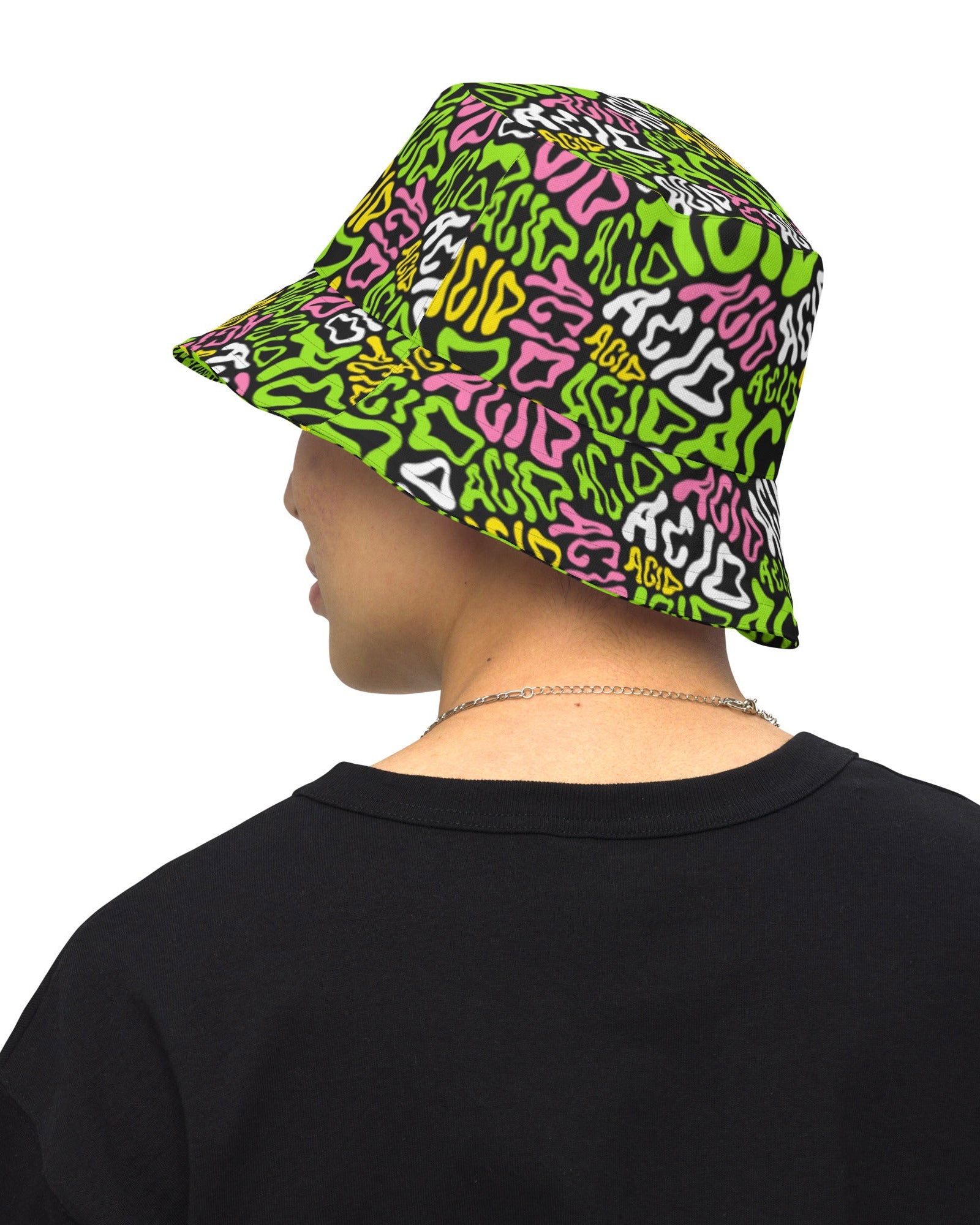 Acid Smilez / Candy Acid Reversible Bucket Hat, Bucket Hat, - One Stop Rave