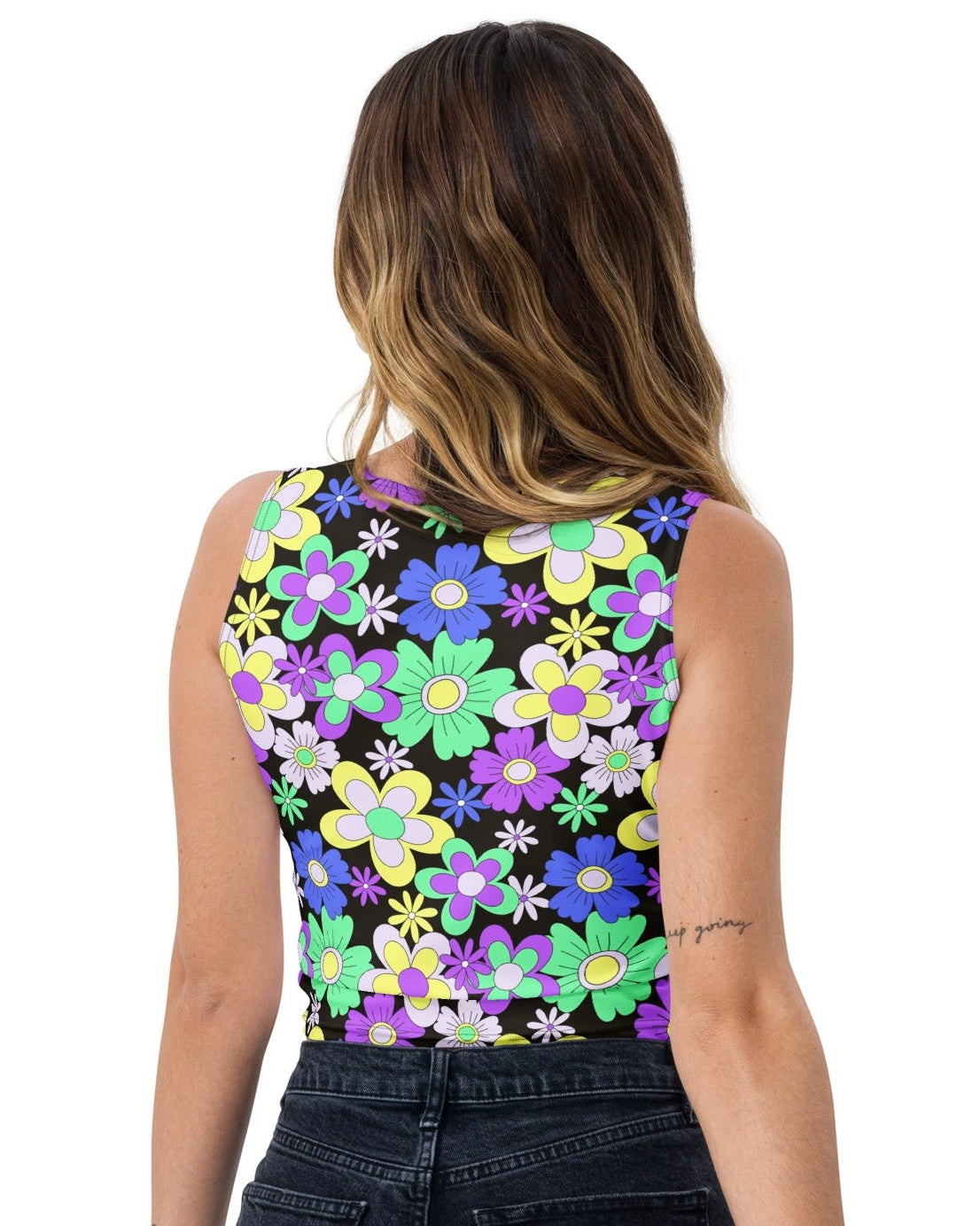 Crazy Daisy Crop Top, crop top, - One Stop Rave
