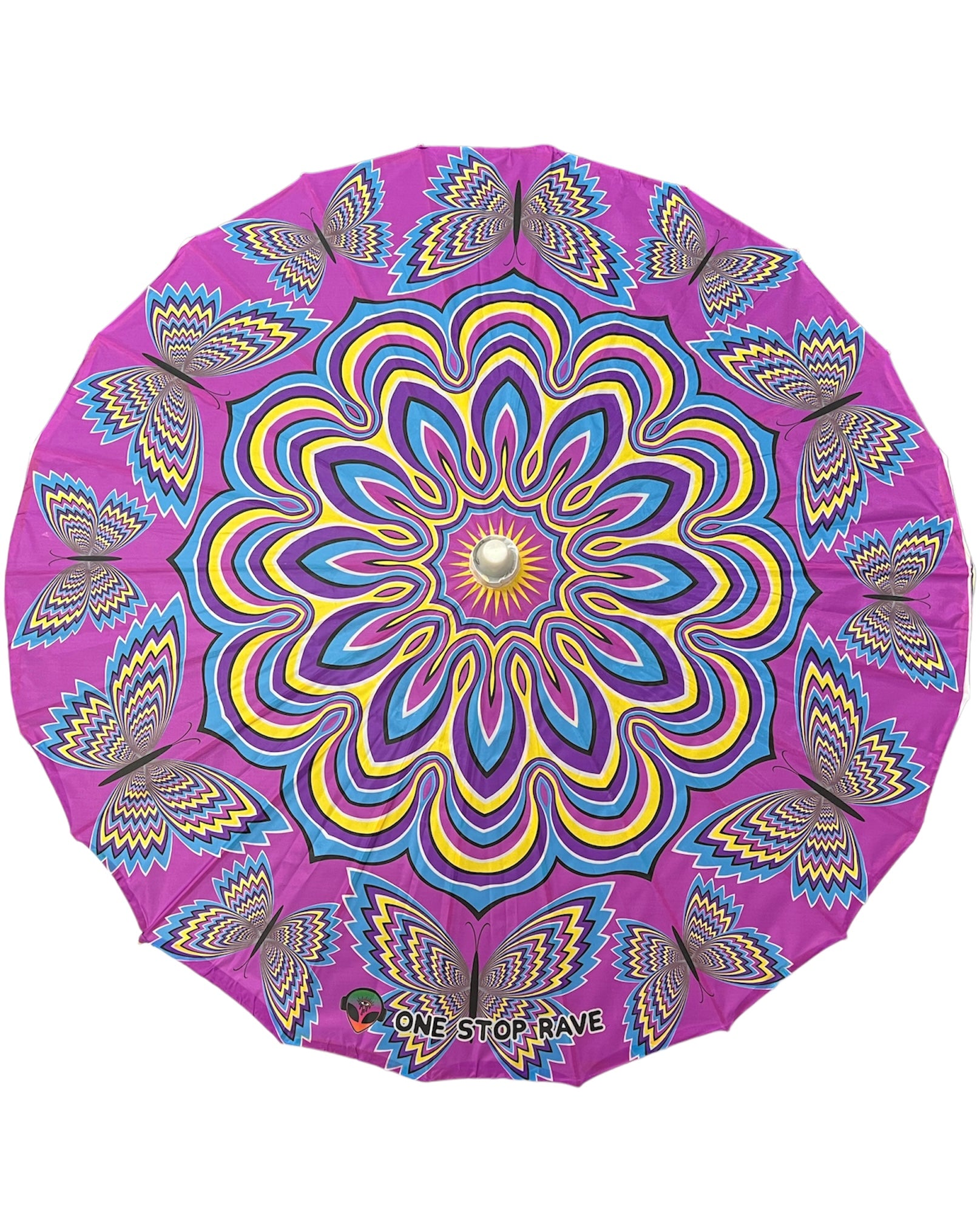 Butterfly Trip Parasol, Parasol, - One Stop Rave