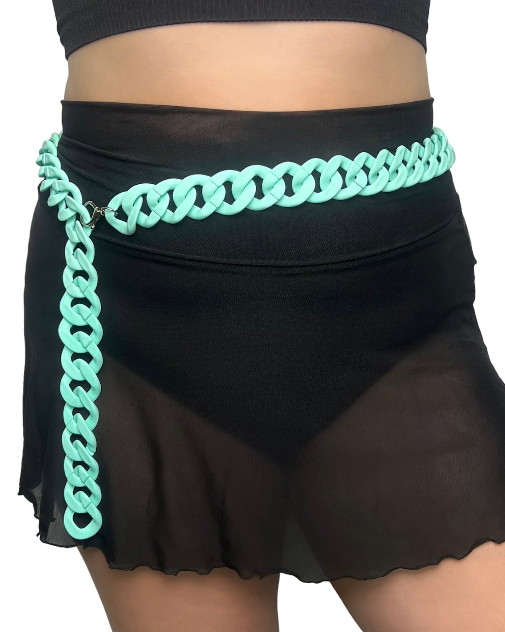 Colored Chain Belt, Belts, - One Stop Rave