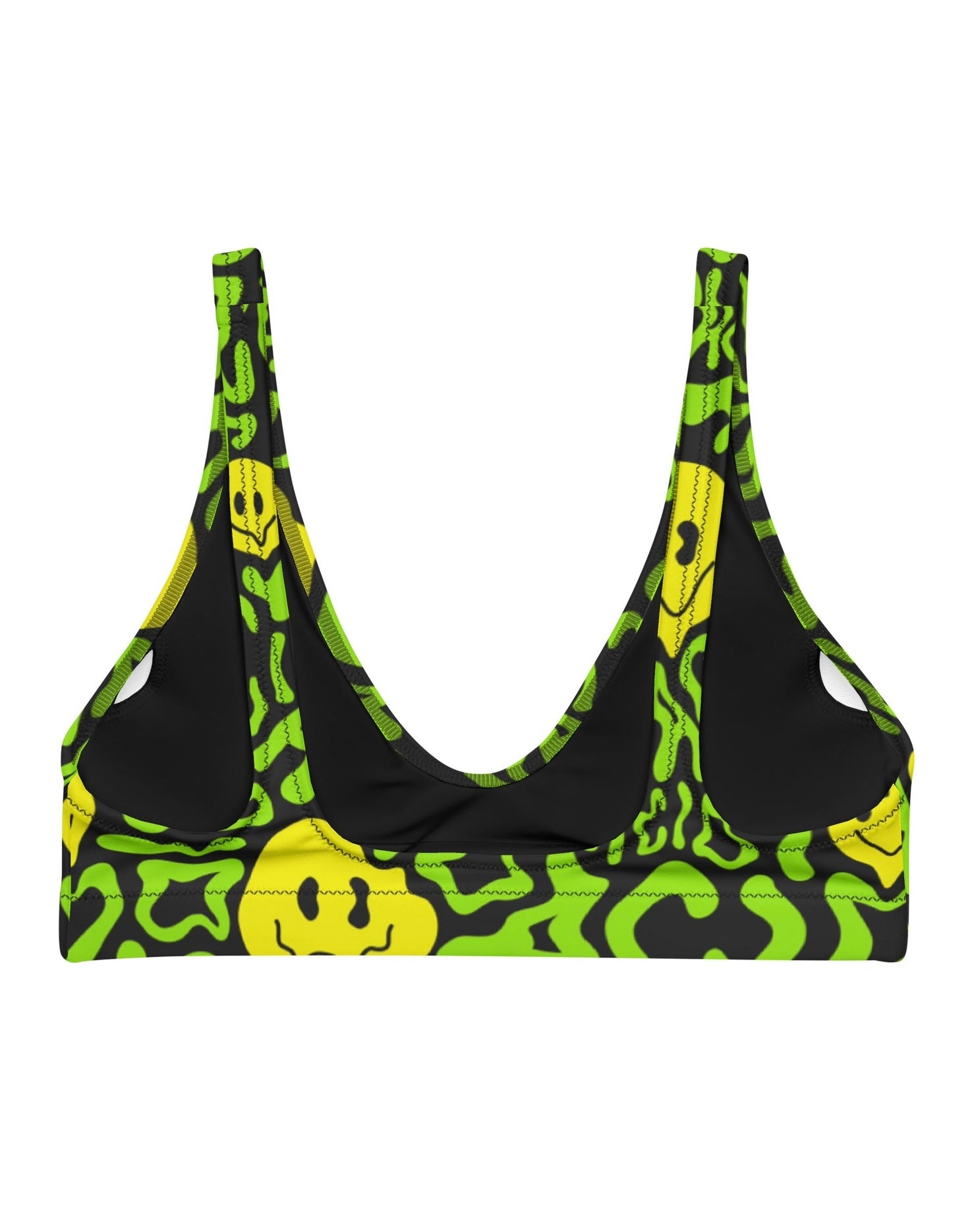 Acid Smilez Recycled Padded V-Top, V-Top, - One Stop Rave