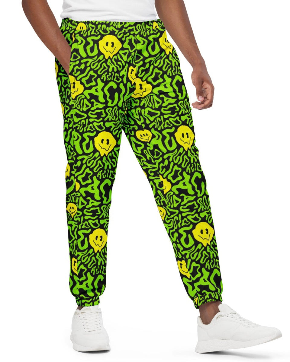 Acid Smilez Track Pants, Track Pants, - One Stop Rave