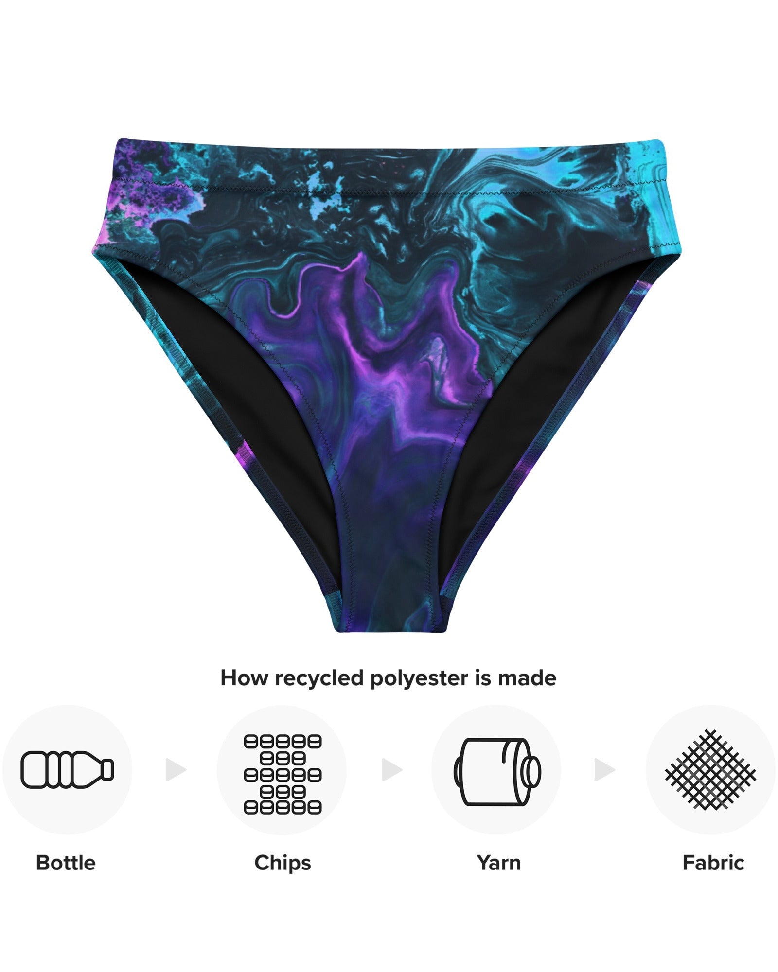 Lucy Recycled High Waisted Bottoms, High-Waisted Bottoms, - One Stop Rave