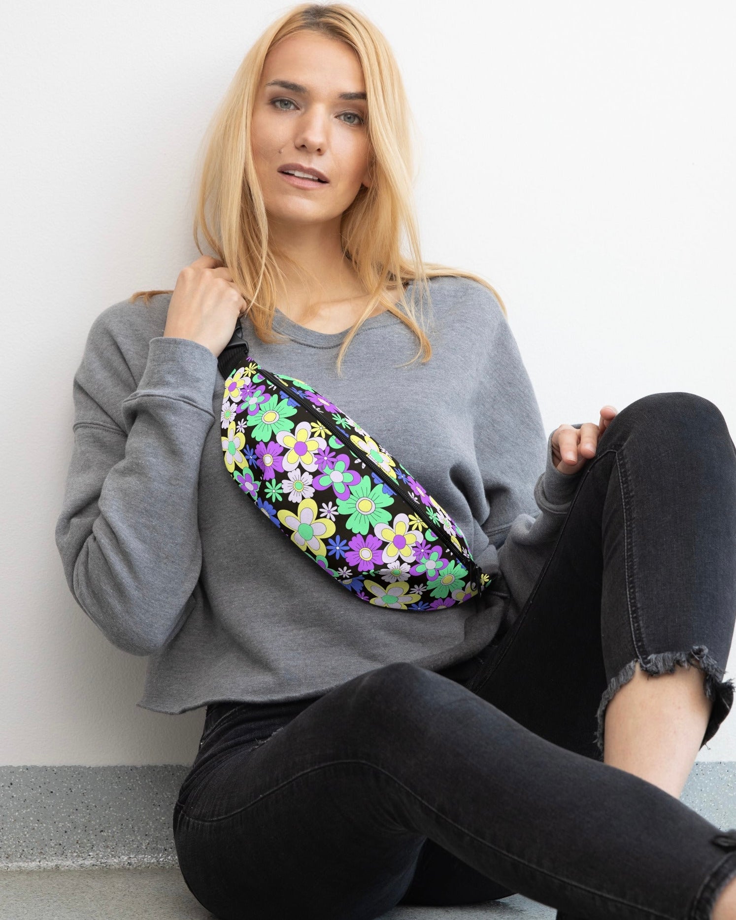 Crazy Daisy Fanny Pack, Fanny Pack, - One Stop Rave