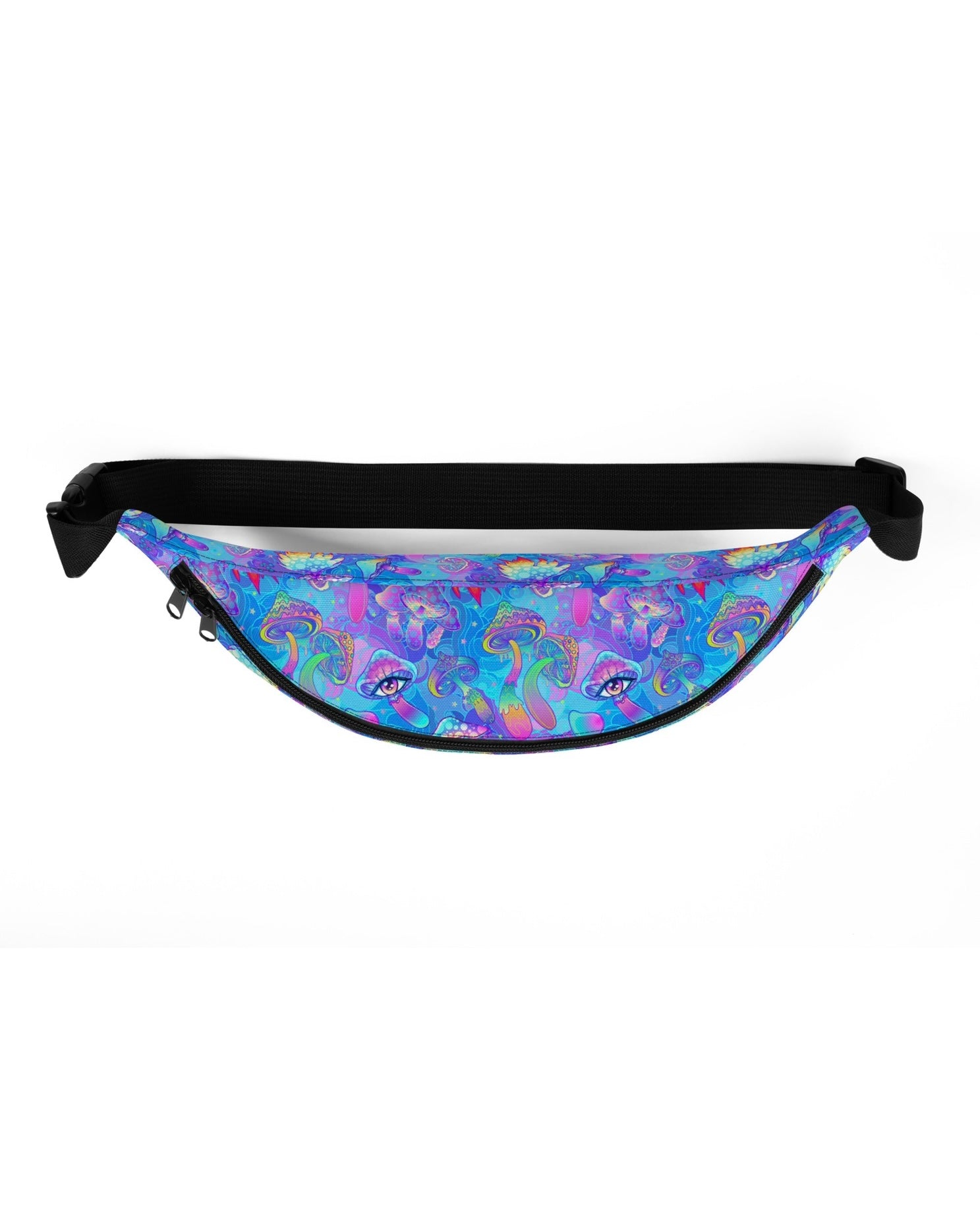 Shroomin Blue Fanny Pack, Fanny Pack, - One Stop Rave