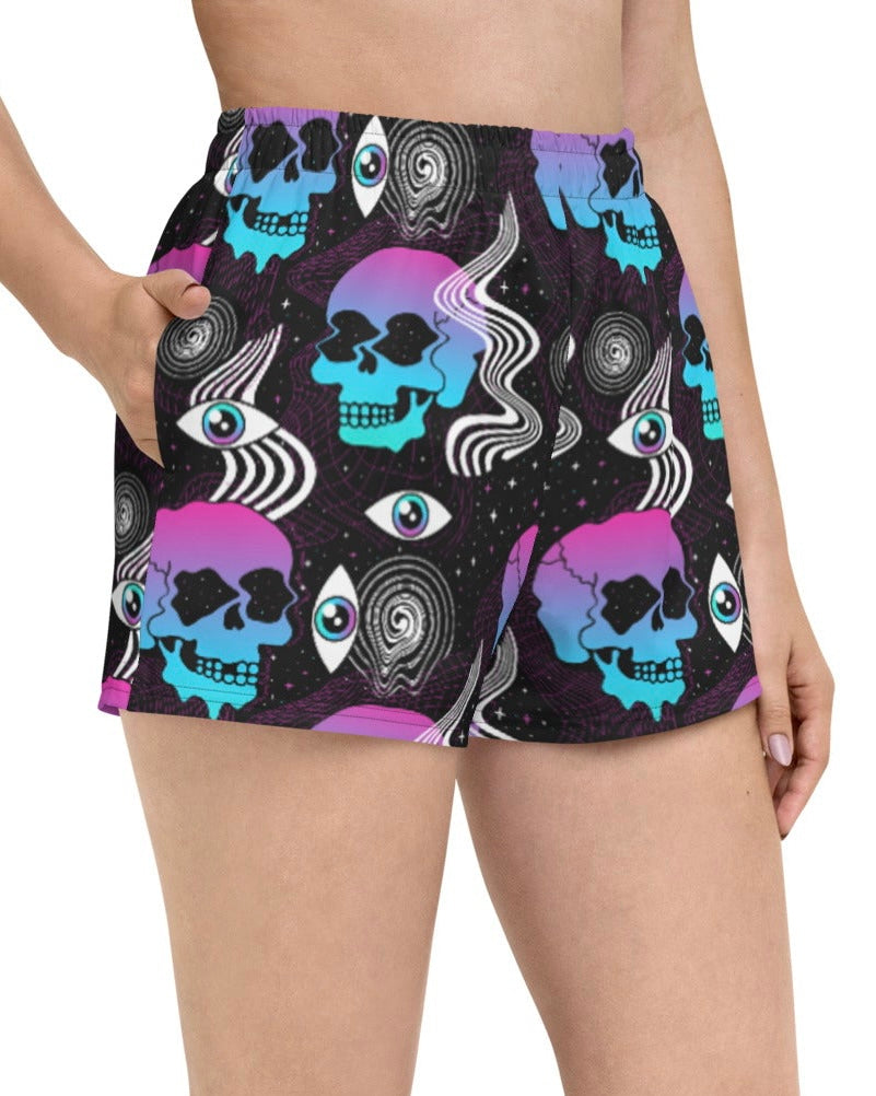Ego Death Recycled Shorts, Athletic Shorts, - One Stop Rave