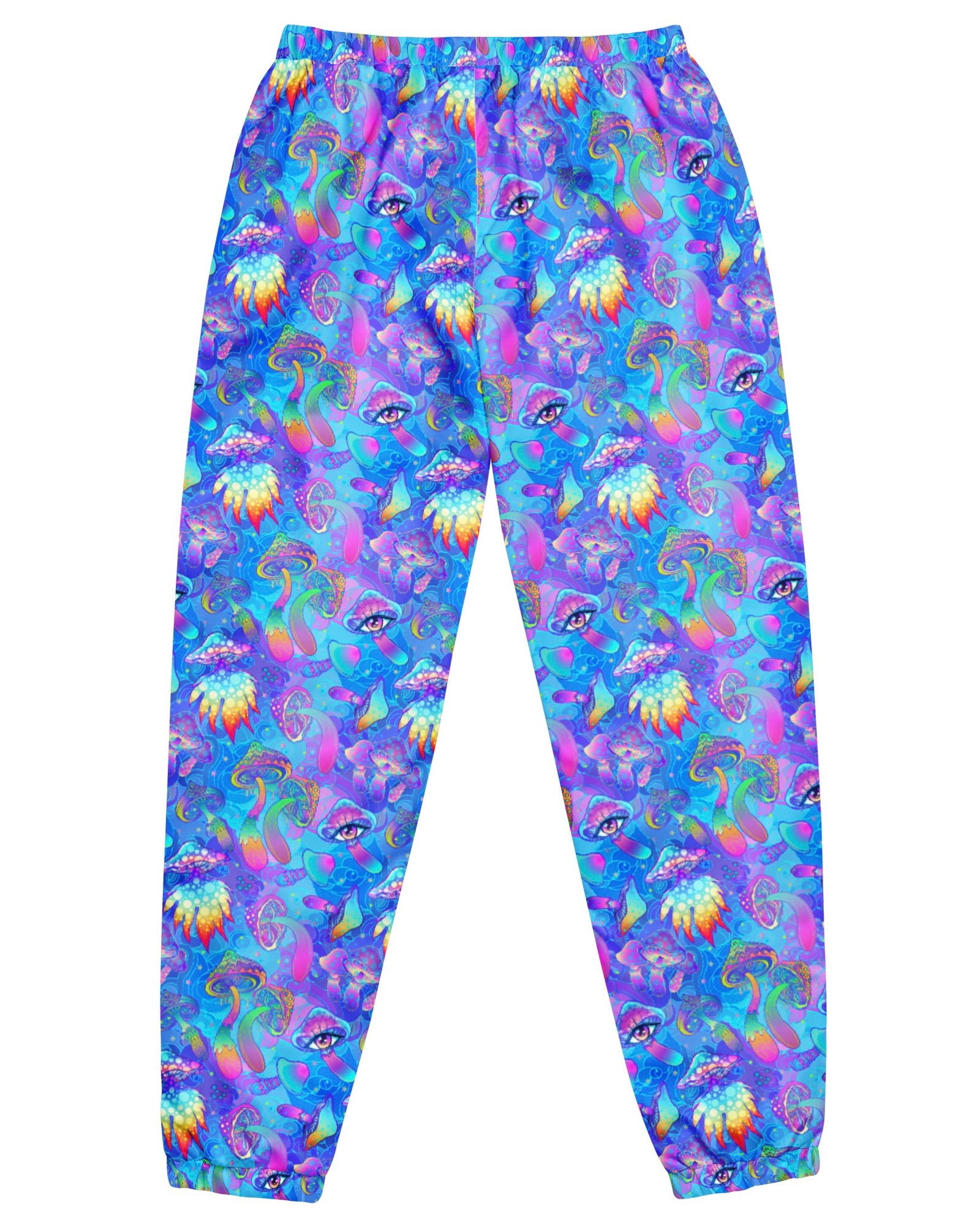 Shroomin Blue Track Pants, Track Pants, - One Stop Rave
