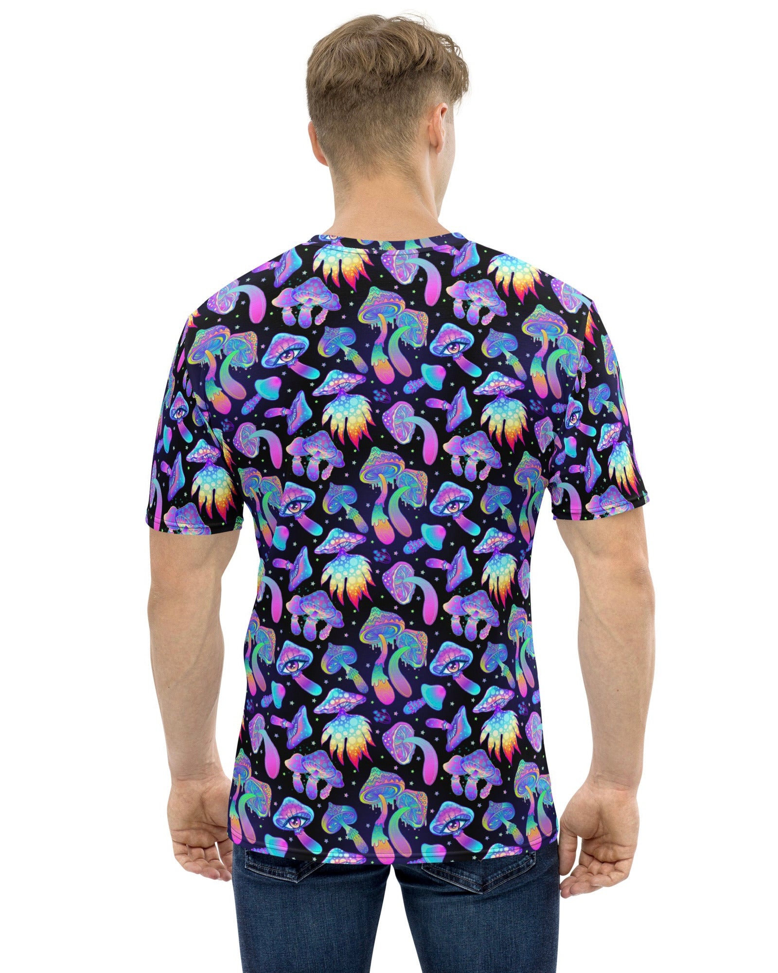 Shroomin Black T-Shirt, T-Shirt, - One Stop Rave