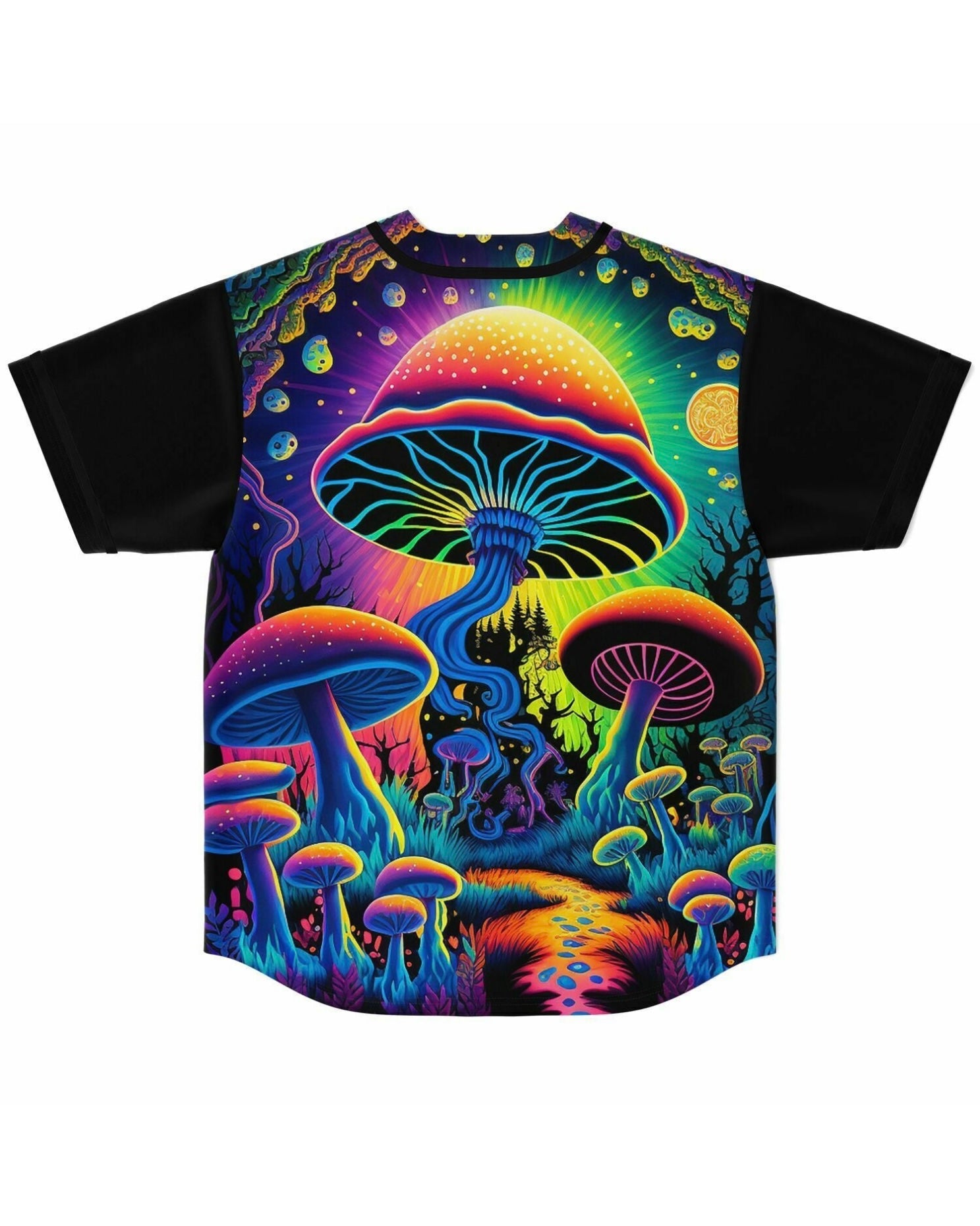 Mushroom Land Jersey, Baseball Jersey, - One Stop Rave