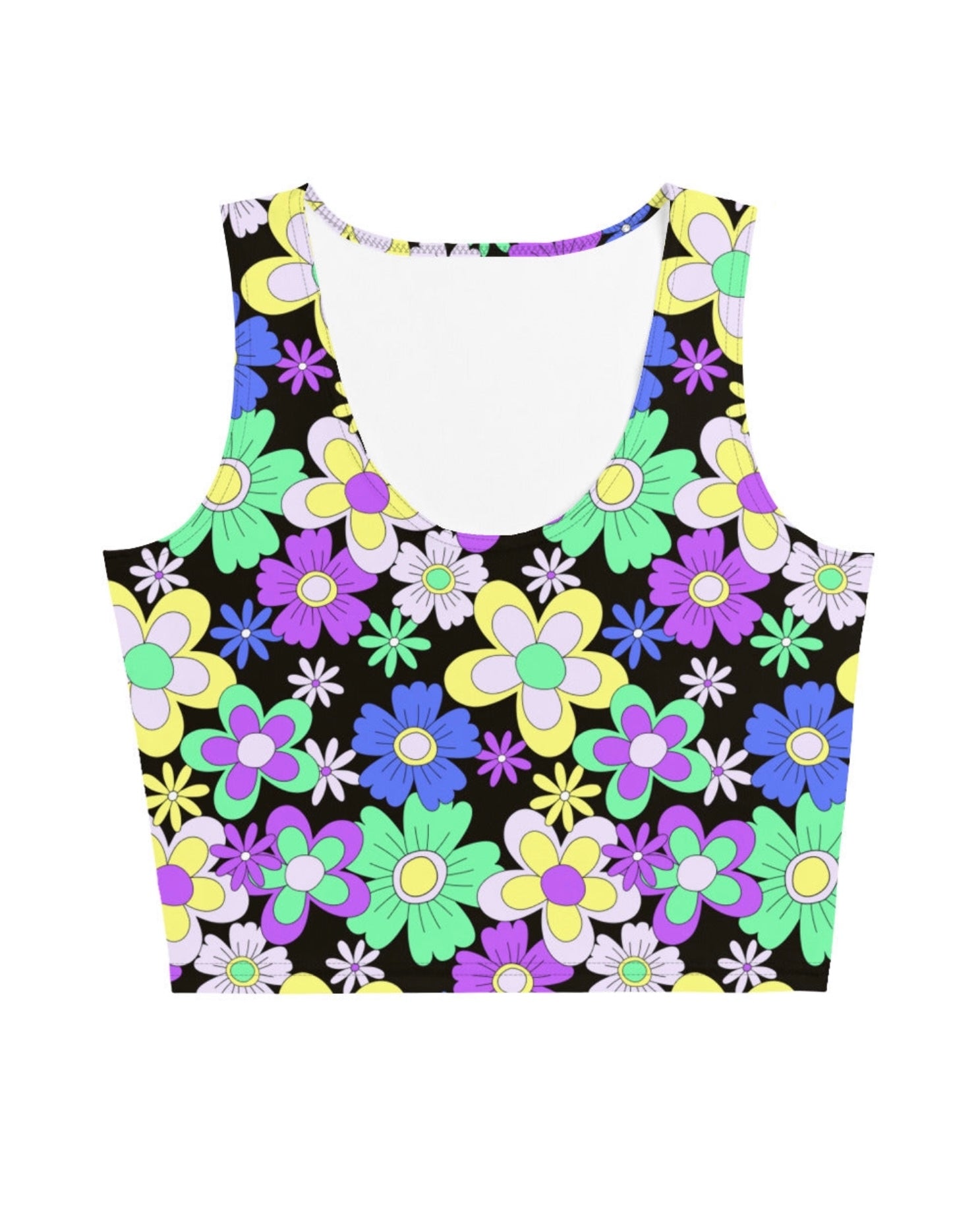 Crazy Daisy Crop Top, crop top, - One Stop Rave