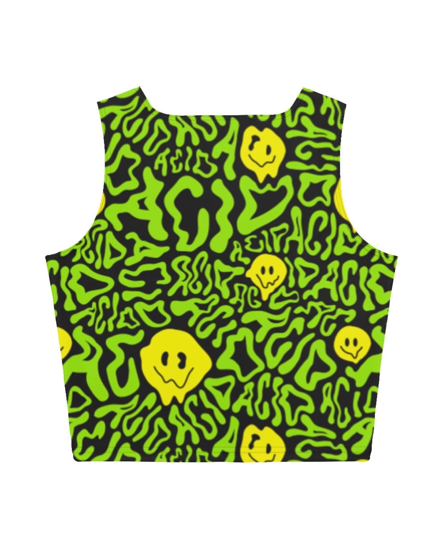 Acid Smilez Crop Top, Crop Top, - One Stop Rave