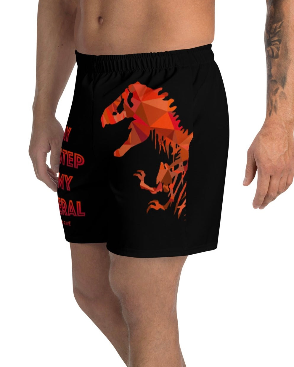 Dubstep Rex Recycled Athletic Shorts, Athletic Shorts, - One Stop Rave