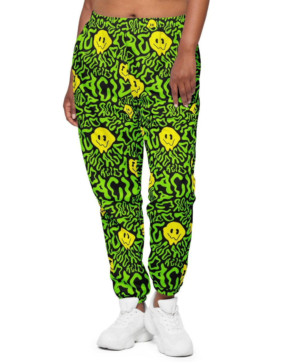 Acid Smilez Track Pants, Track Pants, - One Stop Rave