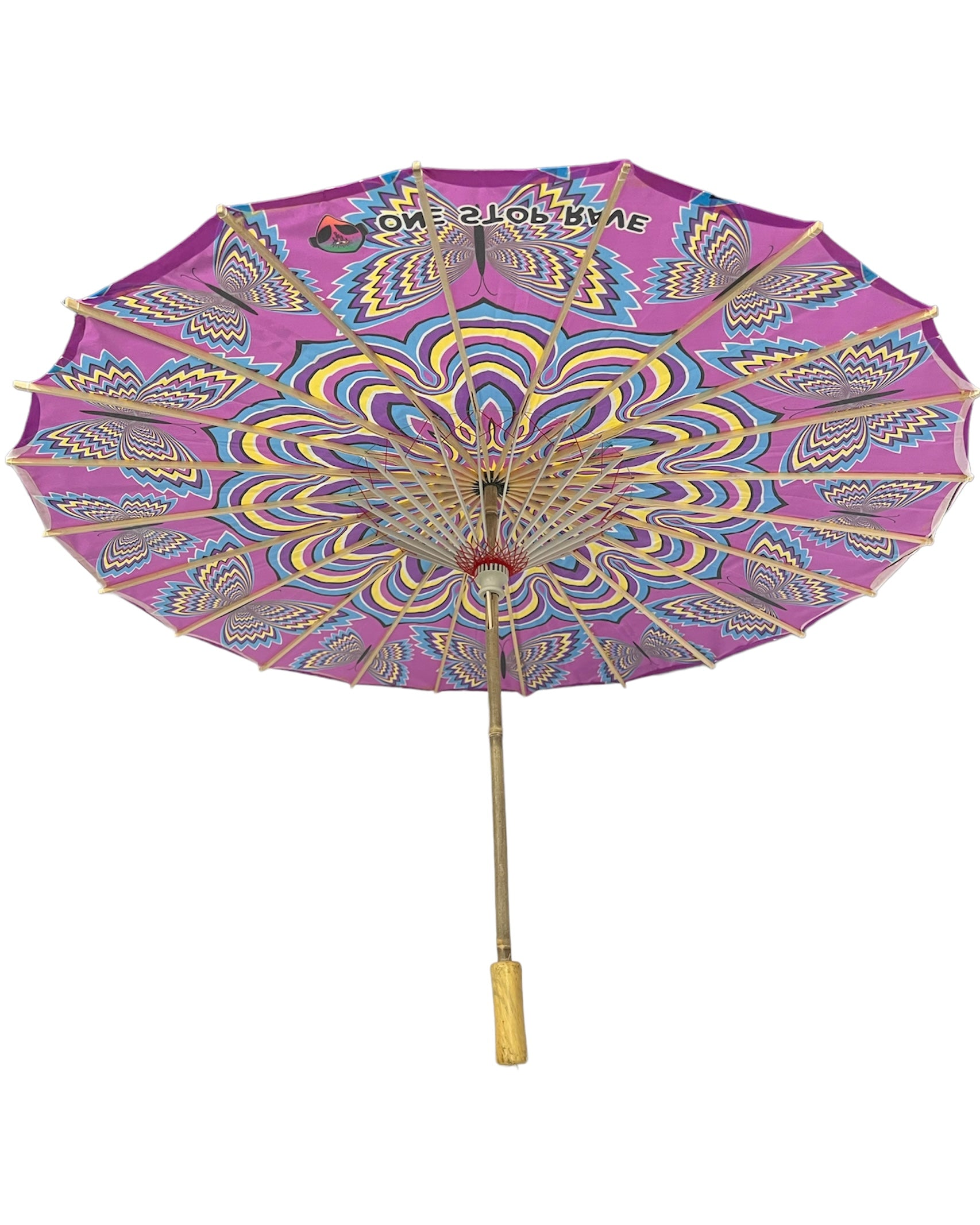 Butterfly Trip Parasol, Parasol, - One Stop Rave