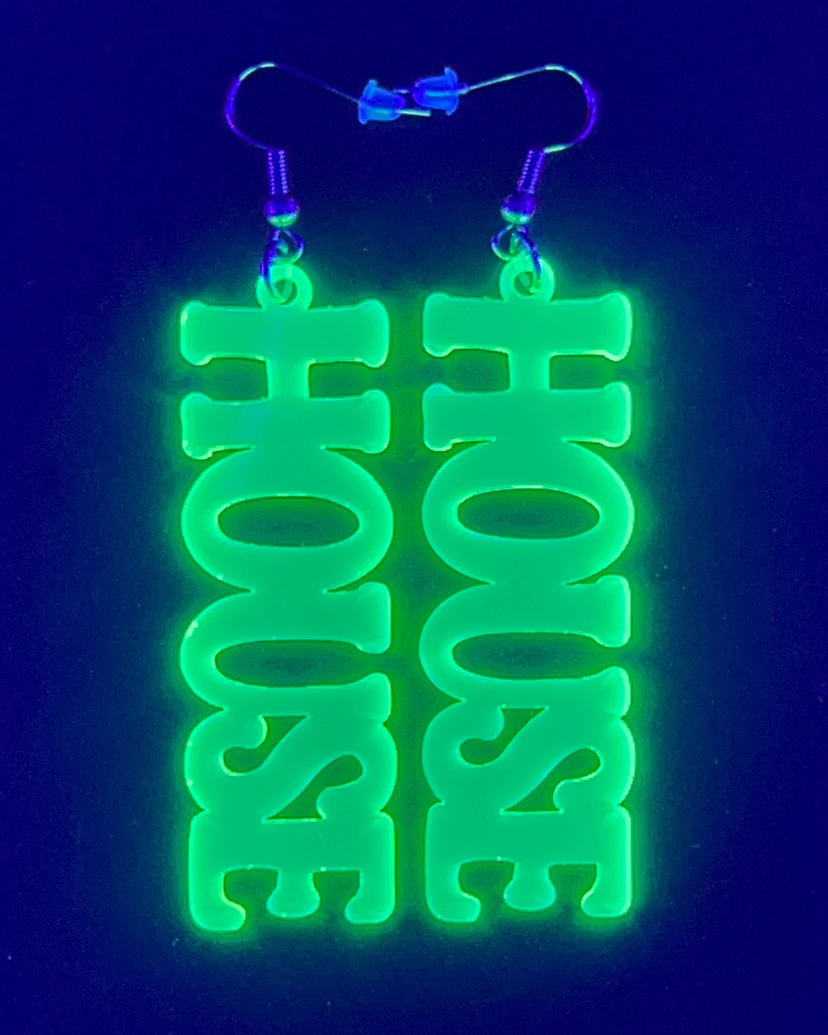 House Music Earrings, Dangle Earrings, - One Stop Rave