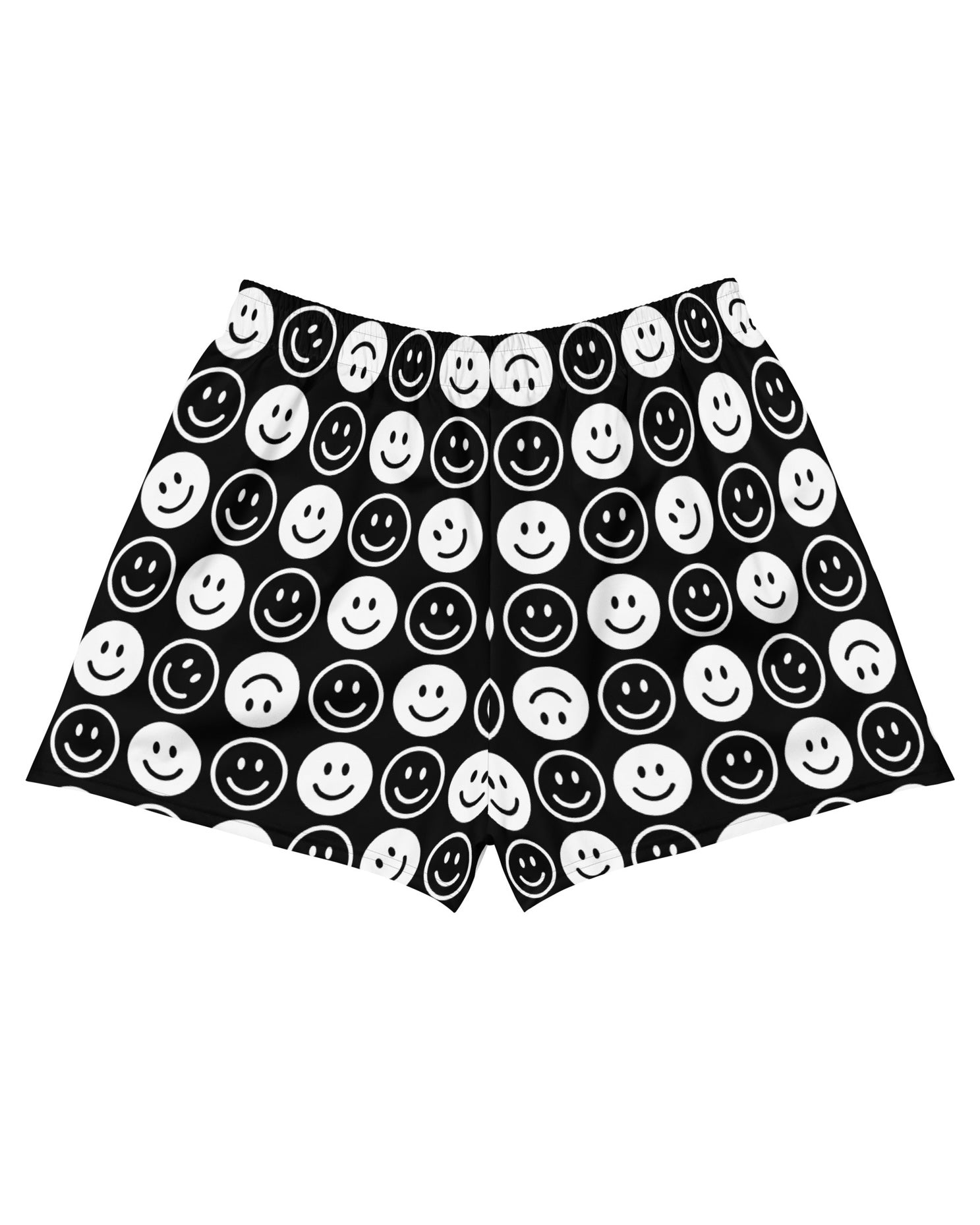 All Smiles Recycled Shorts, Athletic Shorts, - One Stop Rave