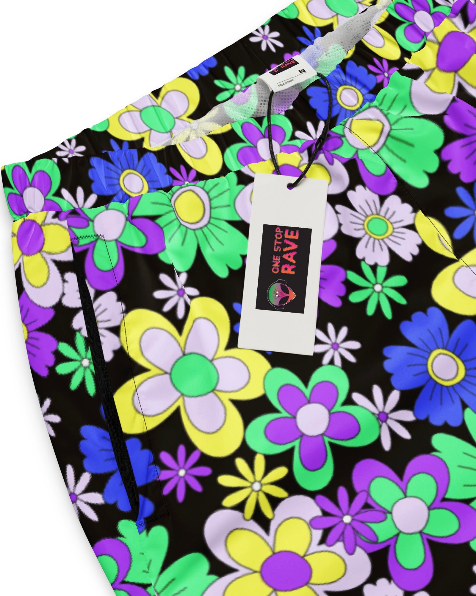 Crazy Daisy Track Pants, Track Pants, - One Stop Rave